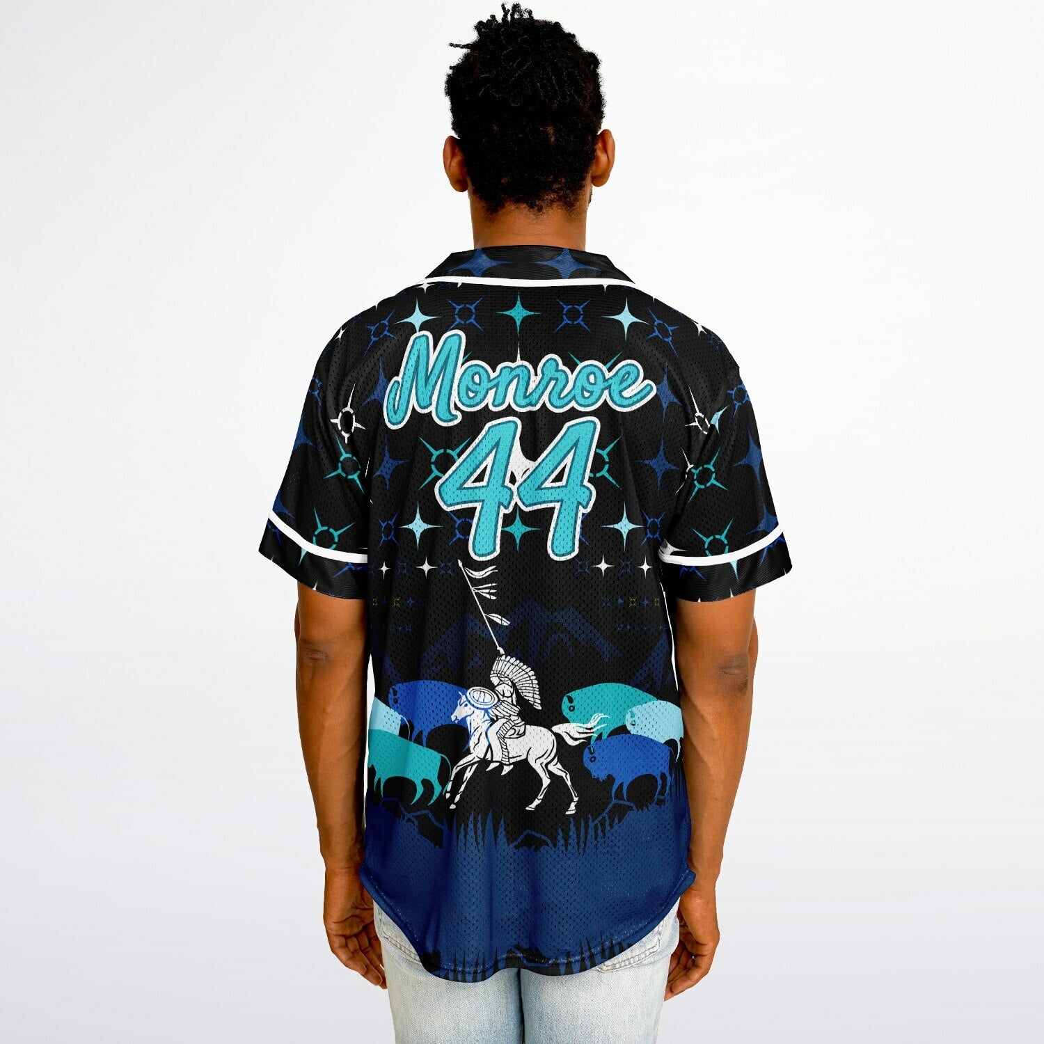 #44 Monroe Premium Baseball Jersey - AOP