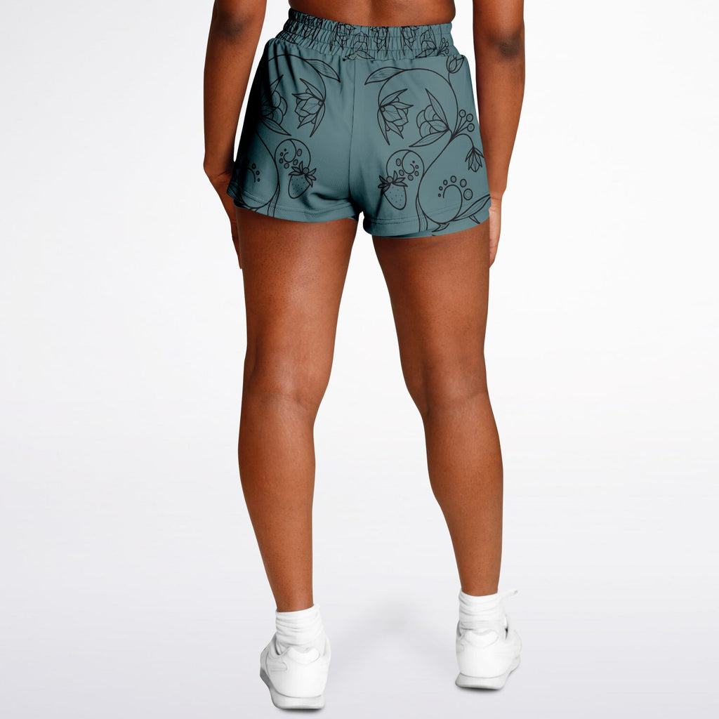 $NiieihiiNookei Women's 2-in-1 Shorts - AOP