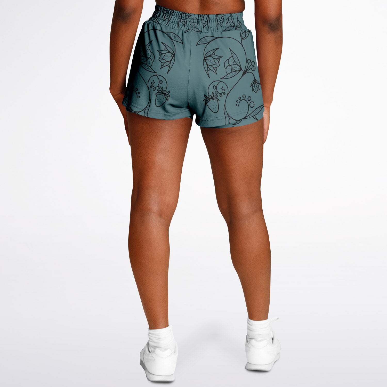 $NiieihiiNookei Women's 2-in-1 Shorts - AOP