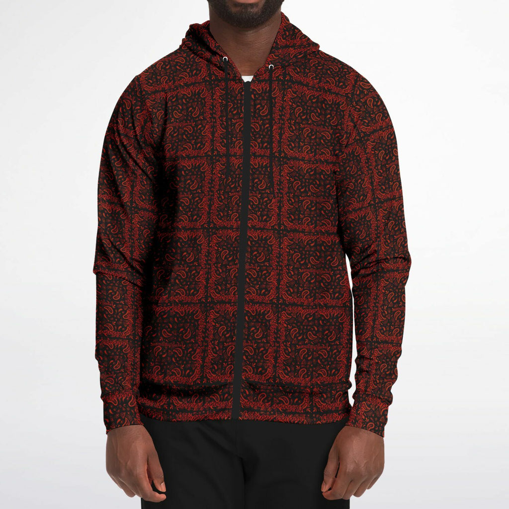 $NiieihiiNookei Athletic Zip-Up Hoodie - AOP
