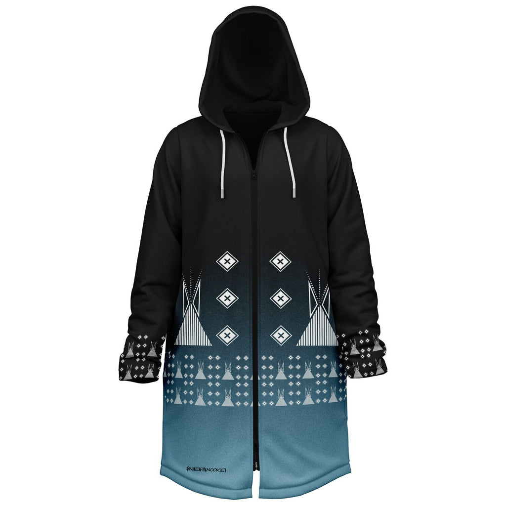 $NiieihiiNookei Zipper Cloak - AOP
