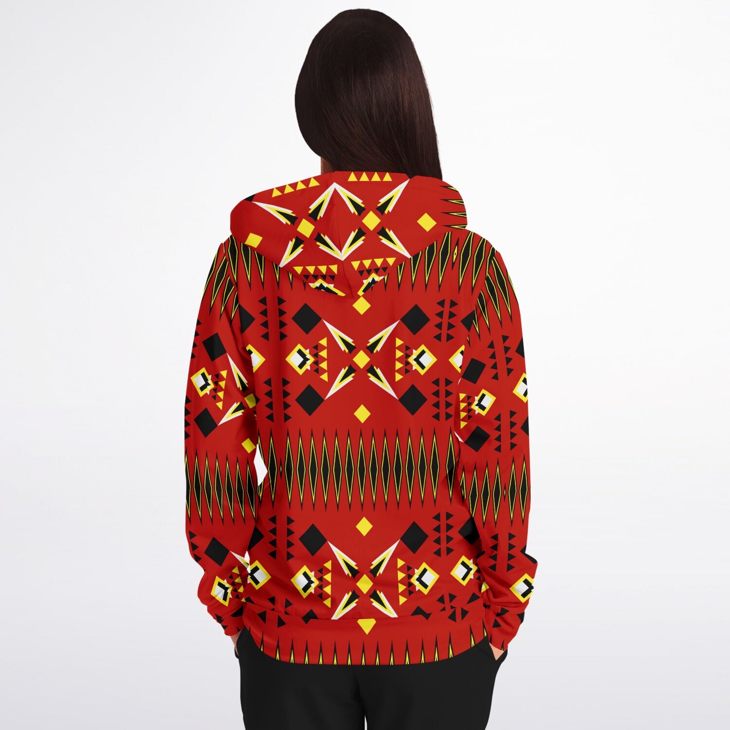$NiieihiiNookei Athletic Zip-Up Hoodie - AOP