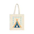 Tipi Under the Stars Cotton Canvas Tote — Design by $NiieihiiNookei