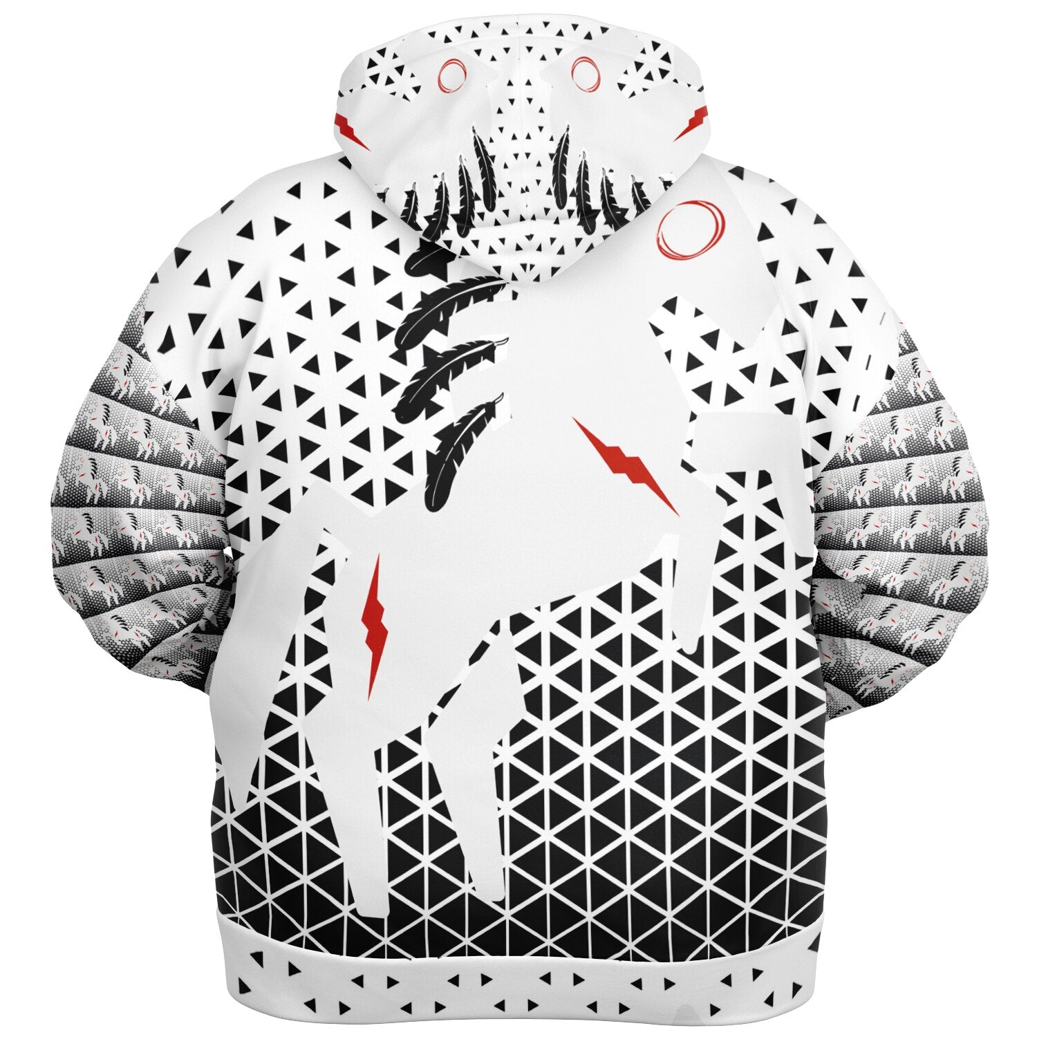 $NiieihiiNookei Plus-size Hoodie - AOP