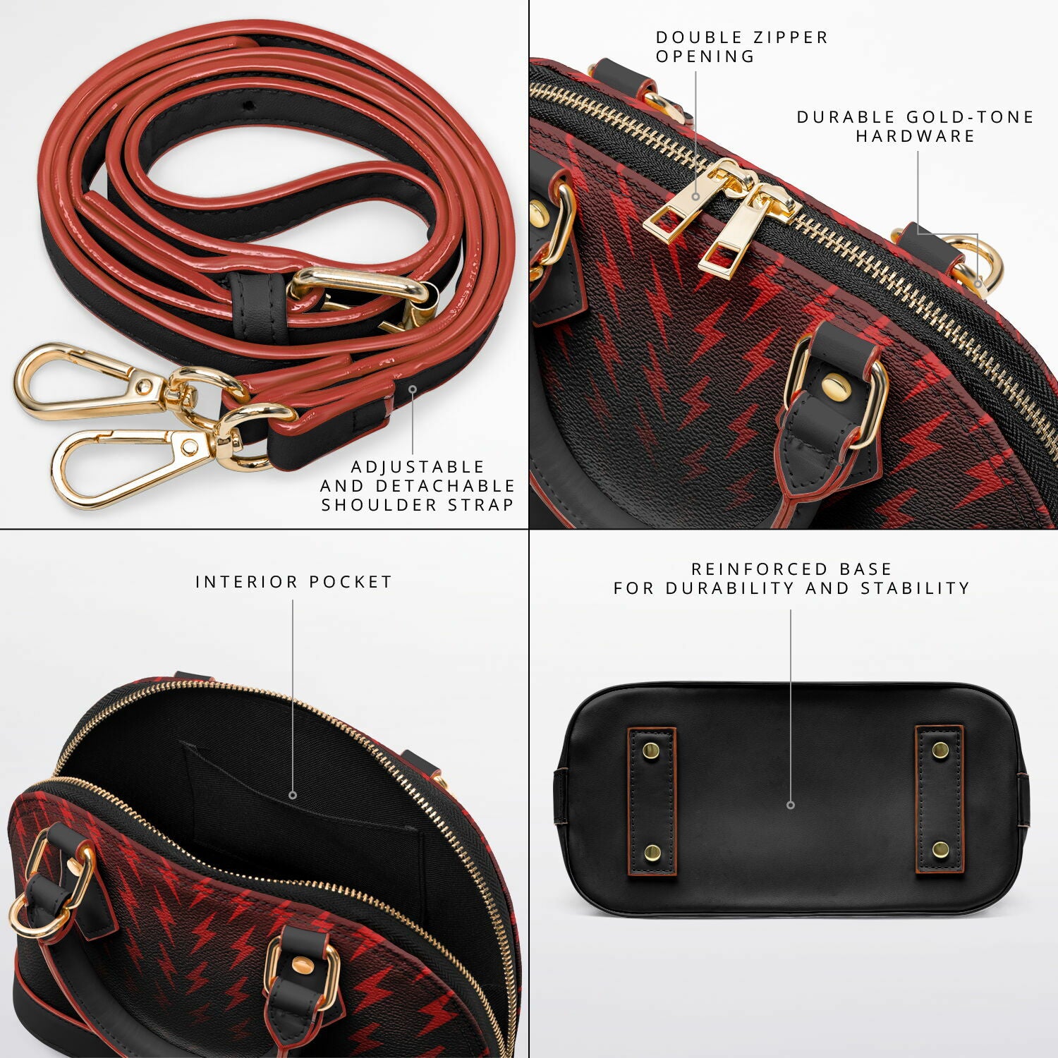$NiieihiiNookei Dome Satchel Handbag - AOP