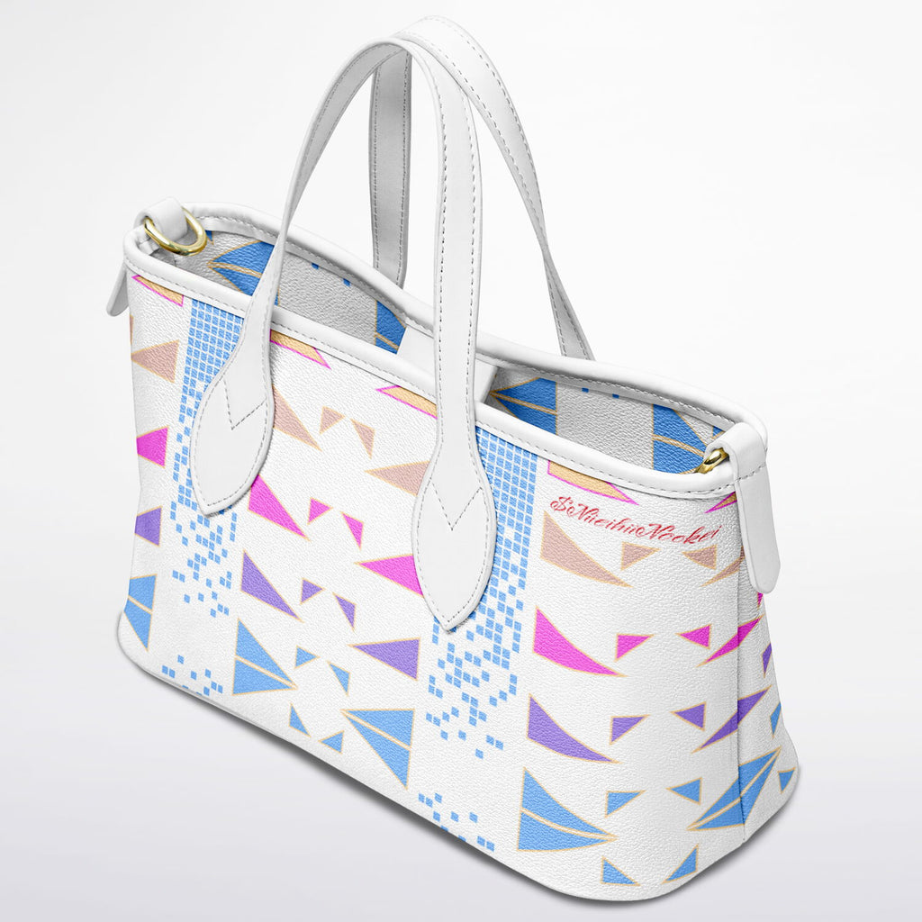 $NiieihiiNookei Leather Tote Bag - AOP
