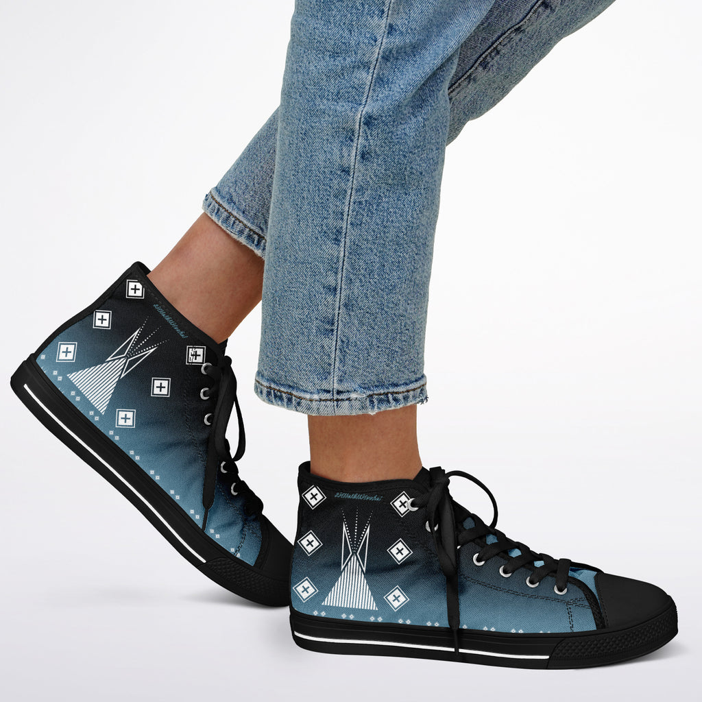 $NiieihiiNookei Urban Peak High Top Shoes - AOP
