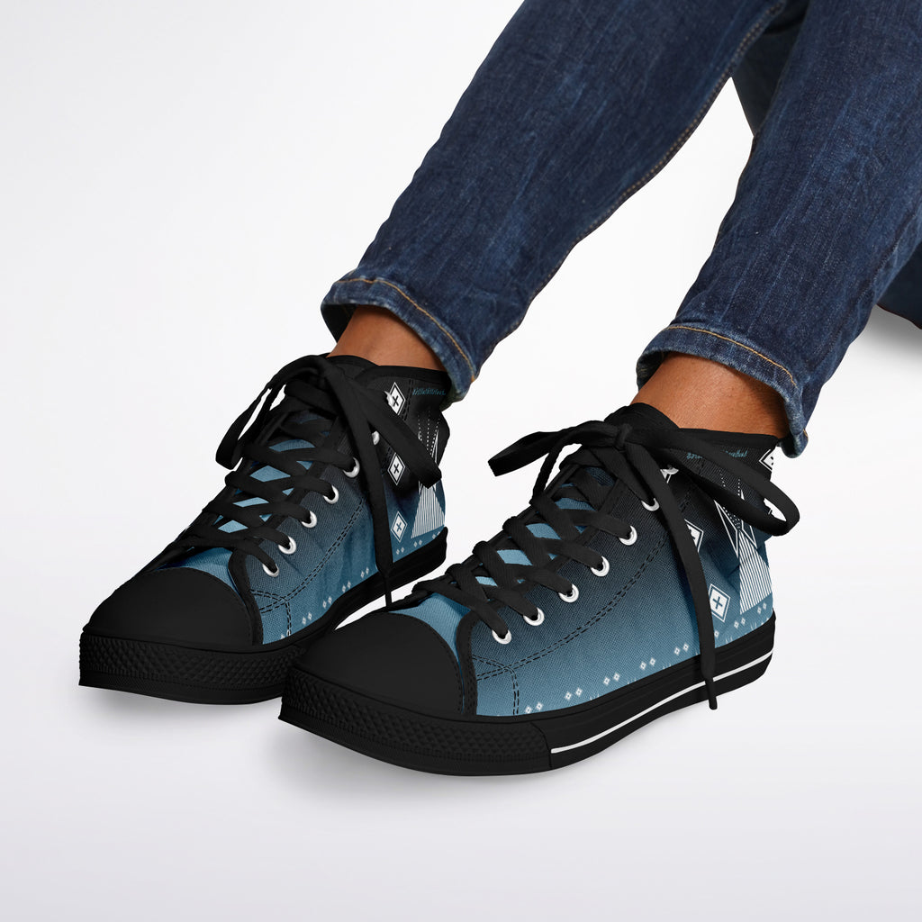 $NiieihiiNookei Urban Peak High Top Shoes - AOP