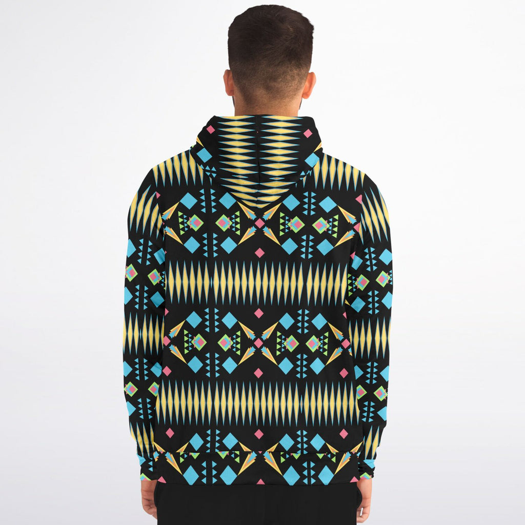 $NiieihiiNookei Athletic Zip-Up Hoodie - AOP