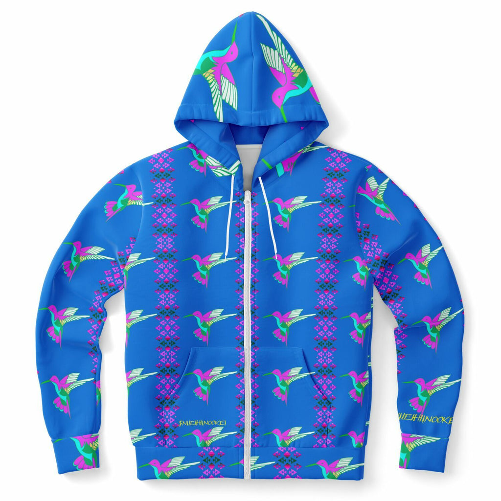 $NiieihiiNookei Athletic Zip-Up Hoodie - AOP