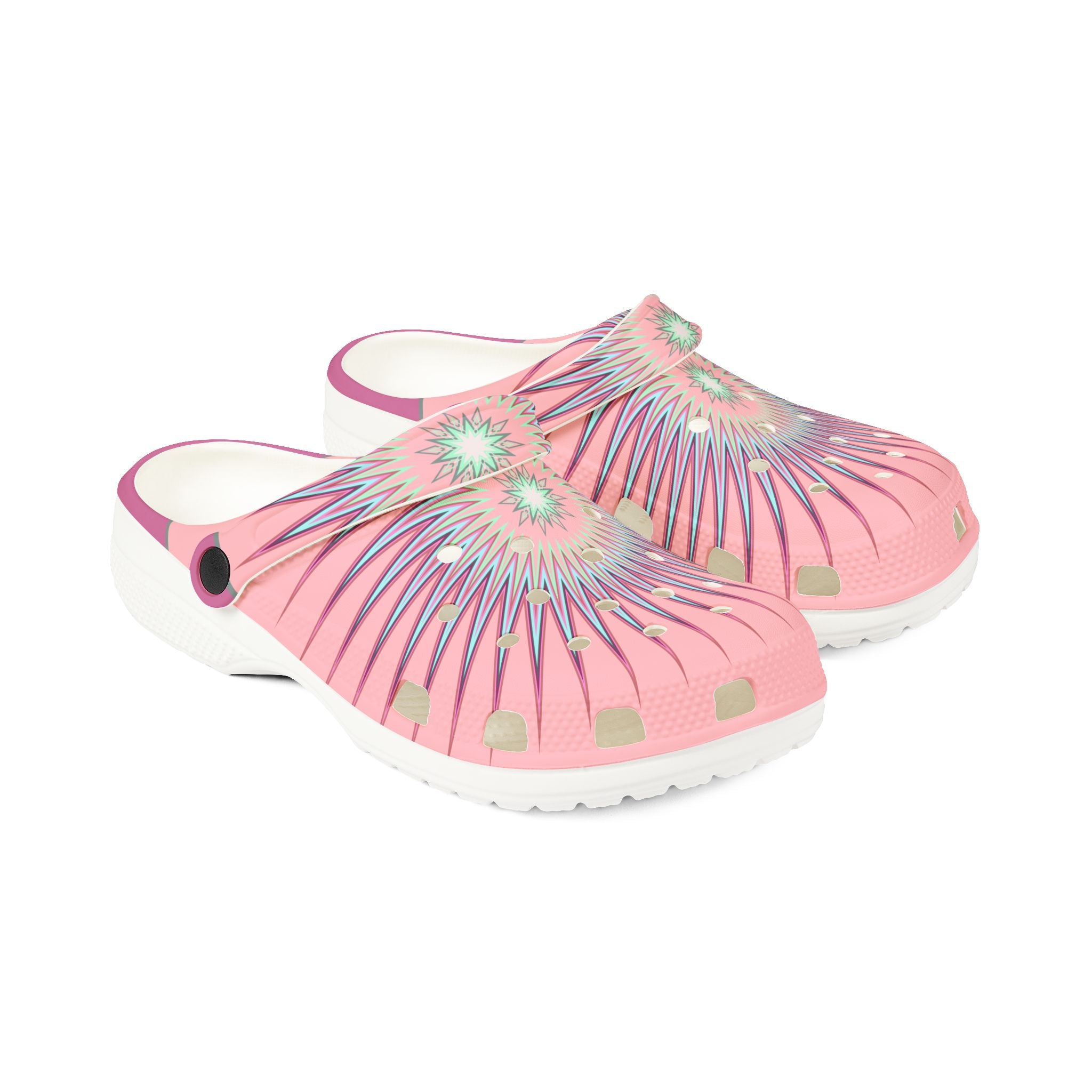 $NiieihiiNookei Pink EVA Clogs — Lightweight Foam Garden Shoes