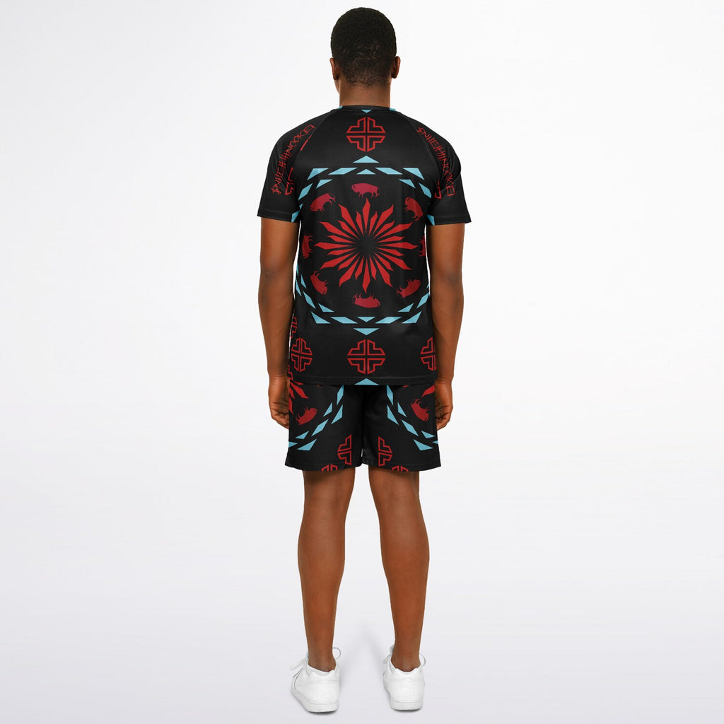 $NiieihiiNookei Men's Athletic Set - AOP