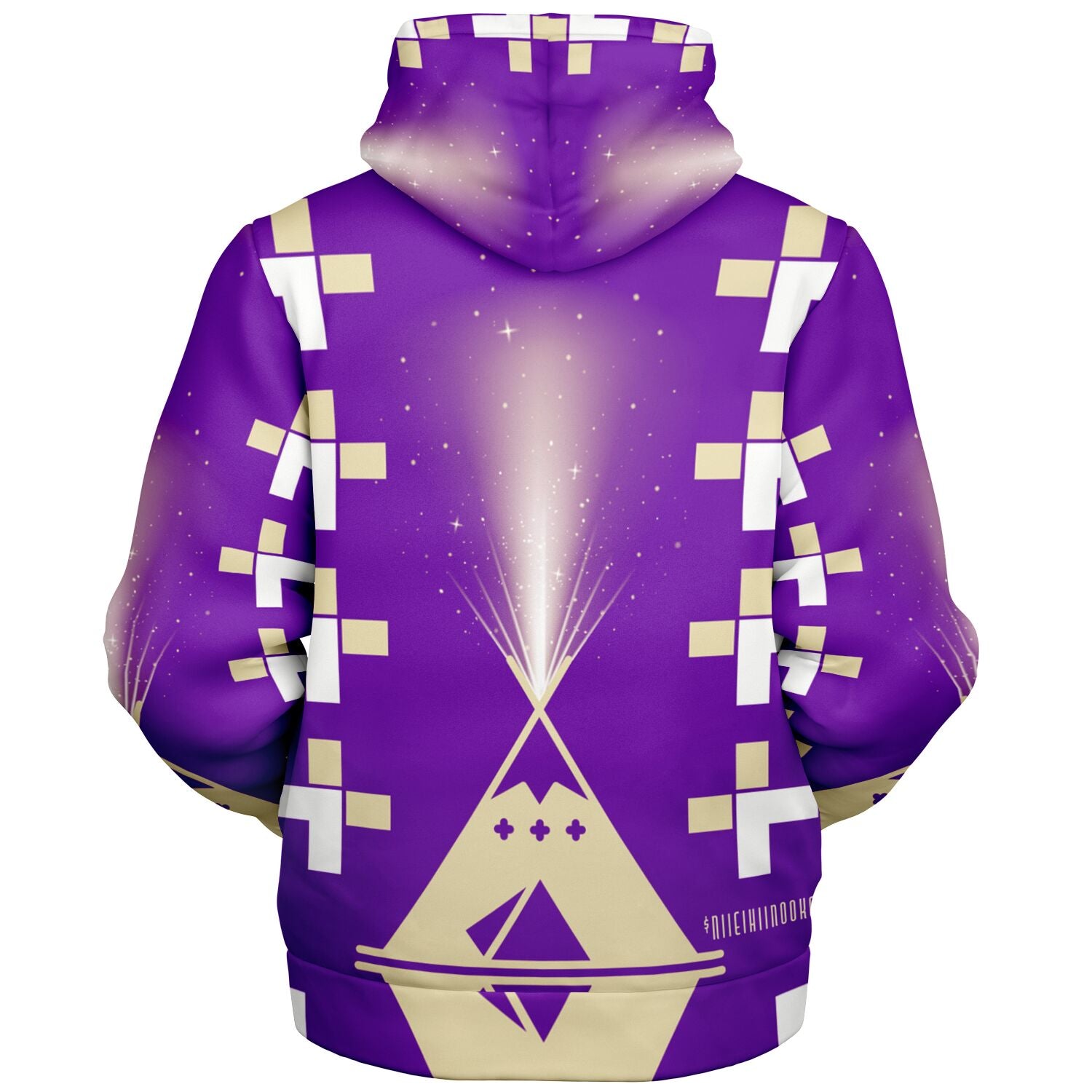 $NiieihiiNookei Microfleece Ziphoodie - AOP