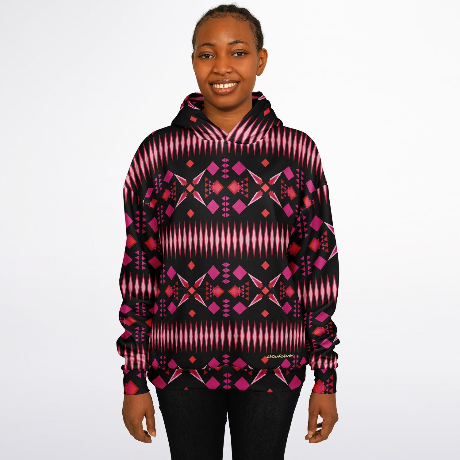 $NiieihiiNookei Heavyweight Oversized Hoodie - AOP