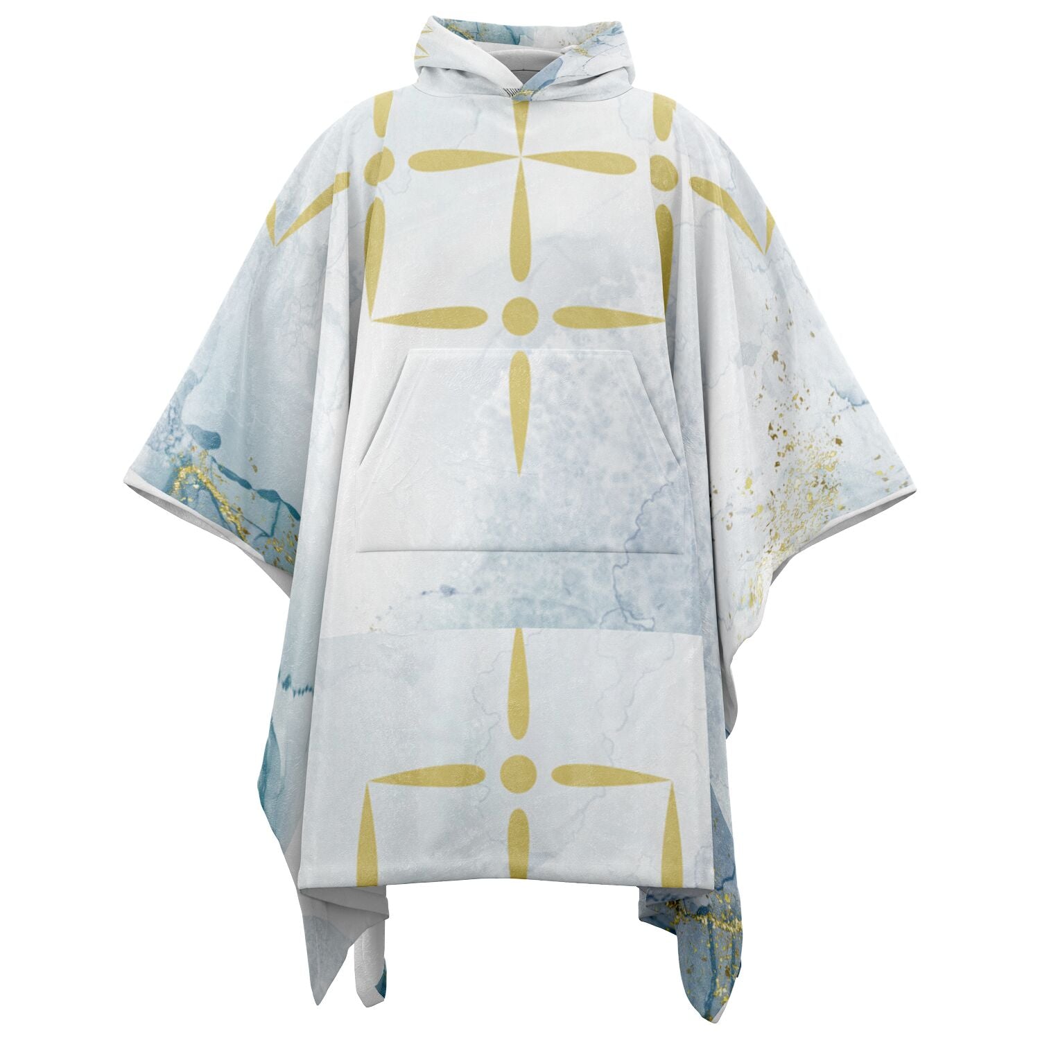 $NiieihiiNookei Flannel Blanket Poncho - AOP