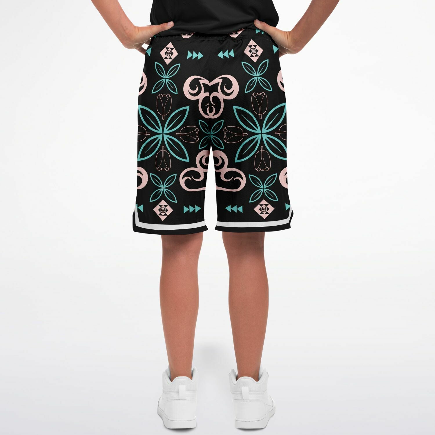 $NiieihiiNookei Basketball Short Rib - AOP