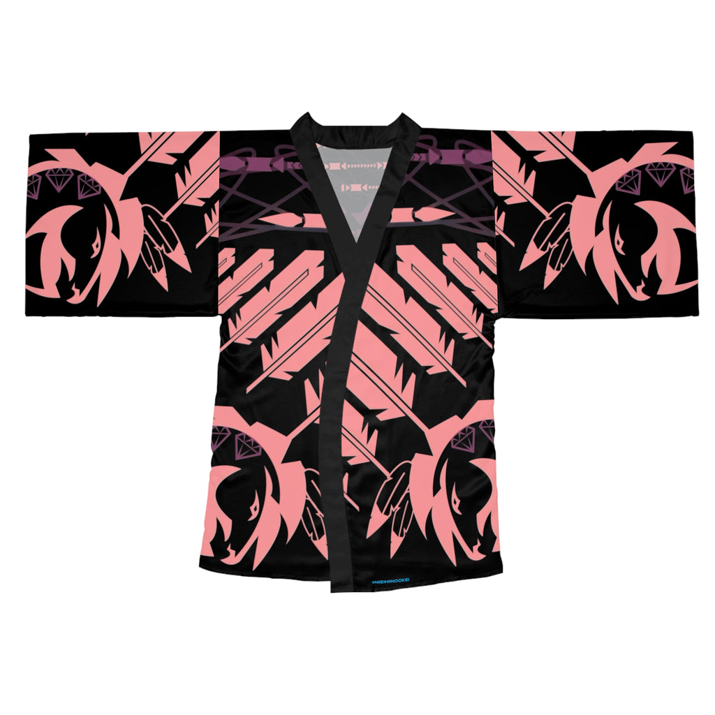 $NiieihiiNookei Kimono Robe — Long Sleeve AOP Lounge Jacket