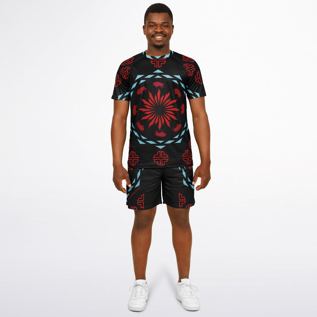 $NiieihiiNookei Men's Athletic Set - AOP