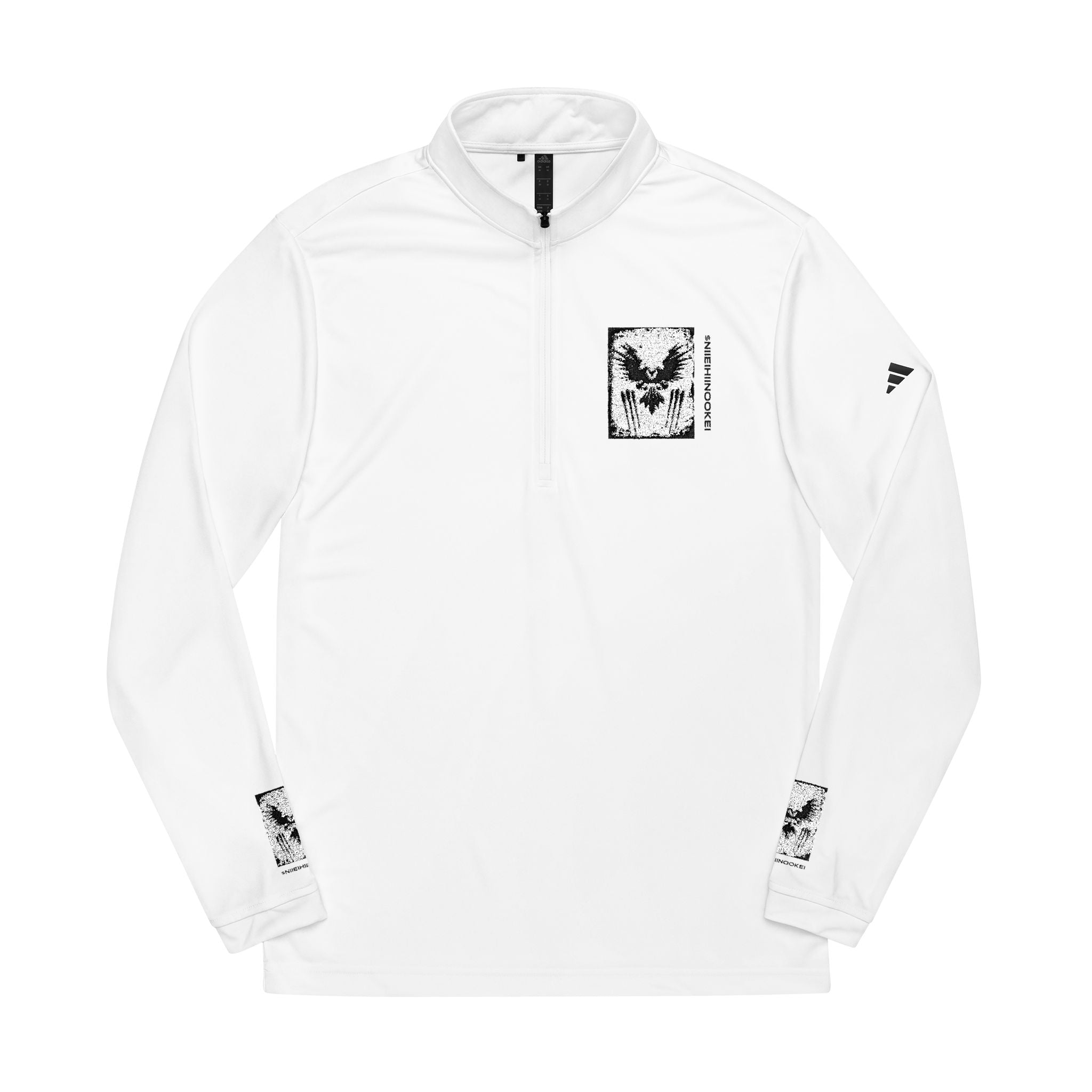 Adidas $NiieihiiNookei Embroidered Quarter-Zip Pullover — adidas® Performance Top