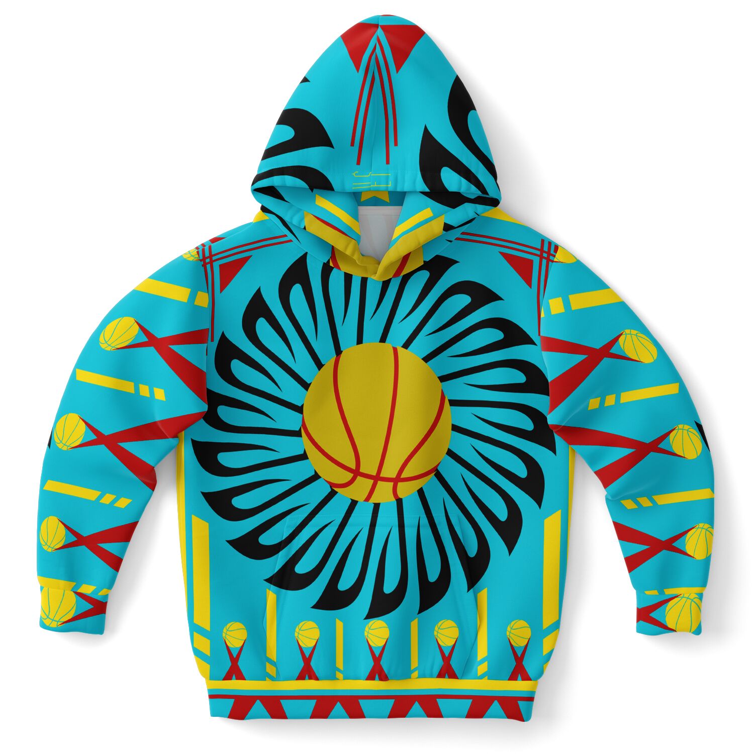 $NiieihiiNookei Athletic Kids Hoodie - AOP