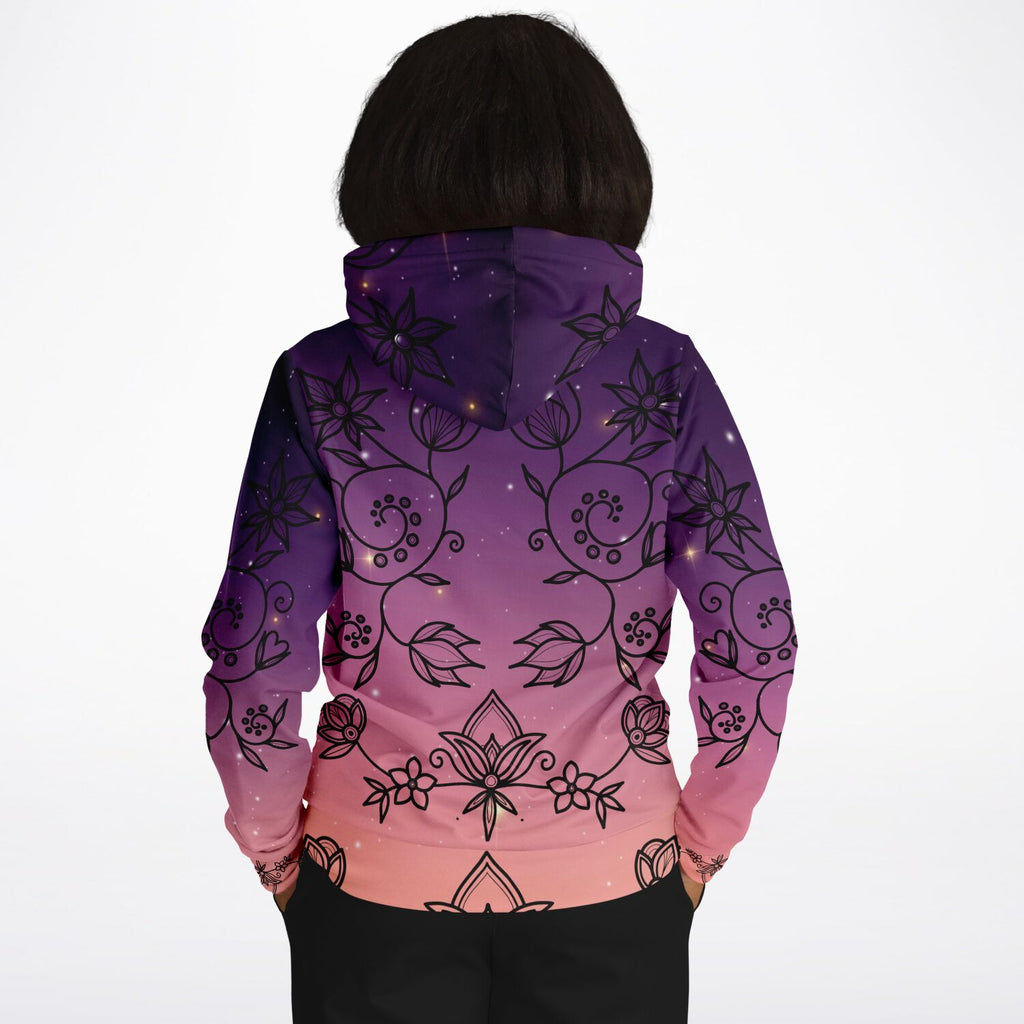$NiieihiiNookei Floral Sunset Athletic Hoodie - AOP