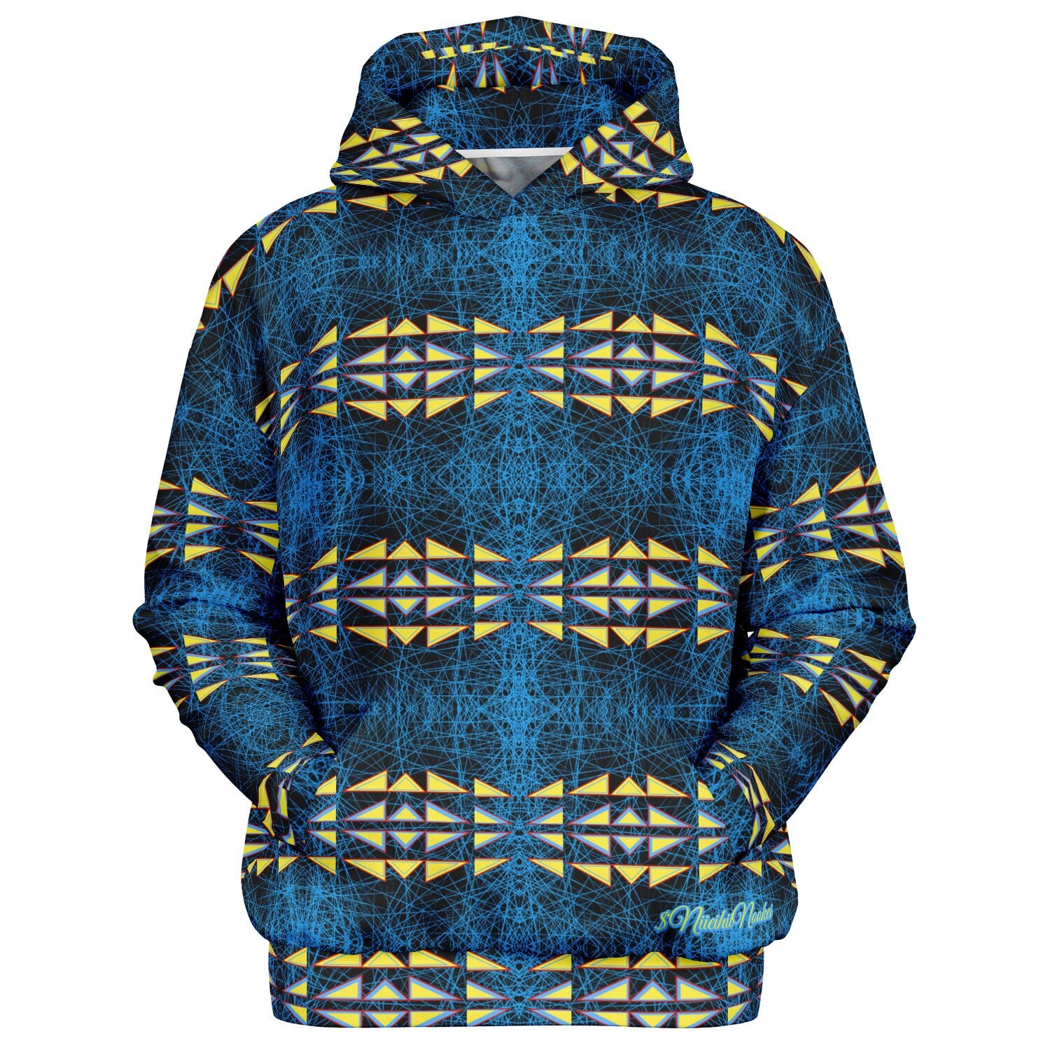 $NiieihiiNookei Heavyweight Oversized Hoodie - AOP