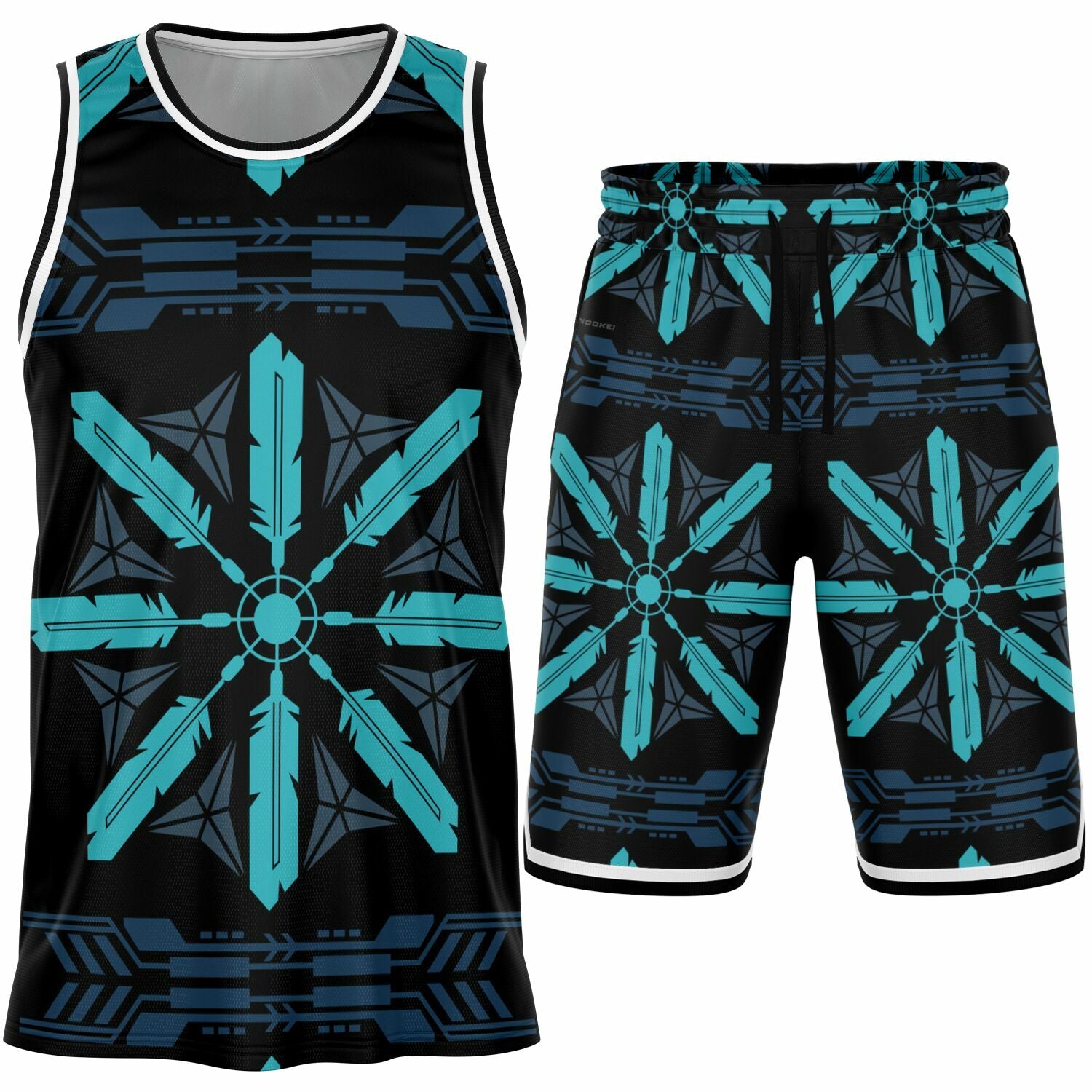 $NiieihiiNookei Basketball Set Rib - AOP