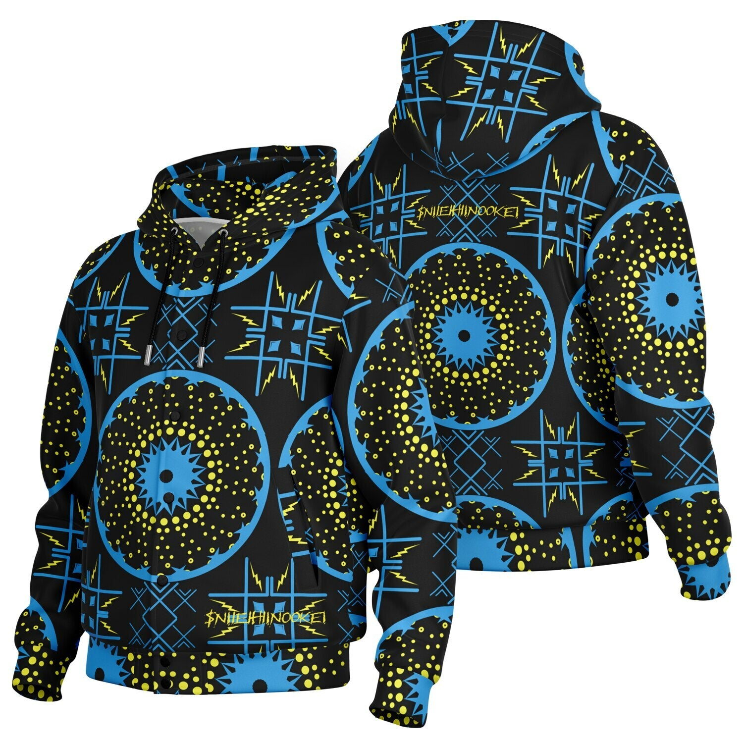 $NiieihiiNookei Hooded Jacket - AOP