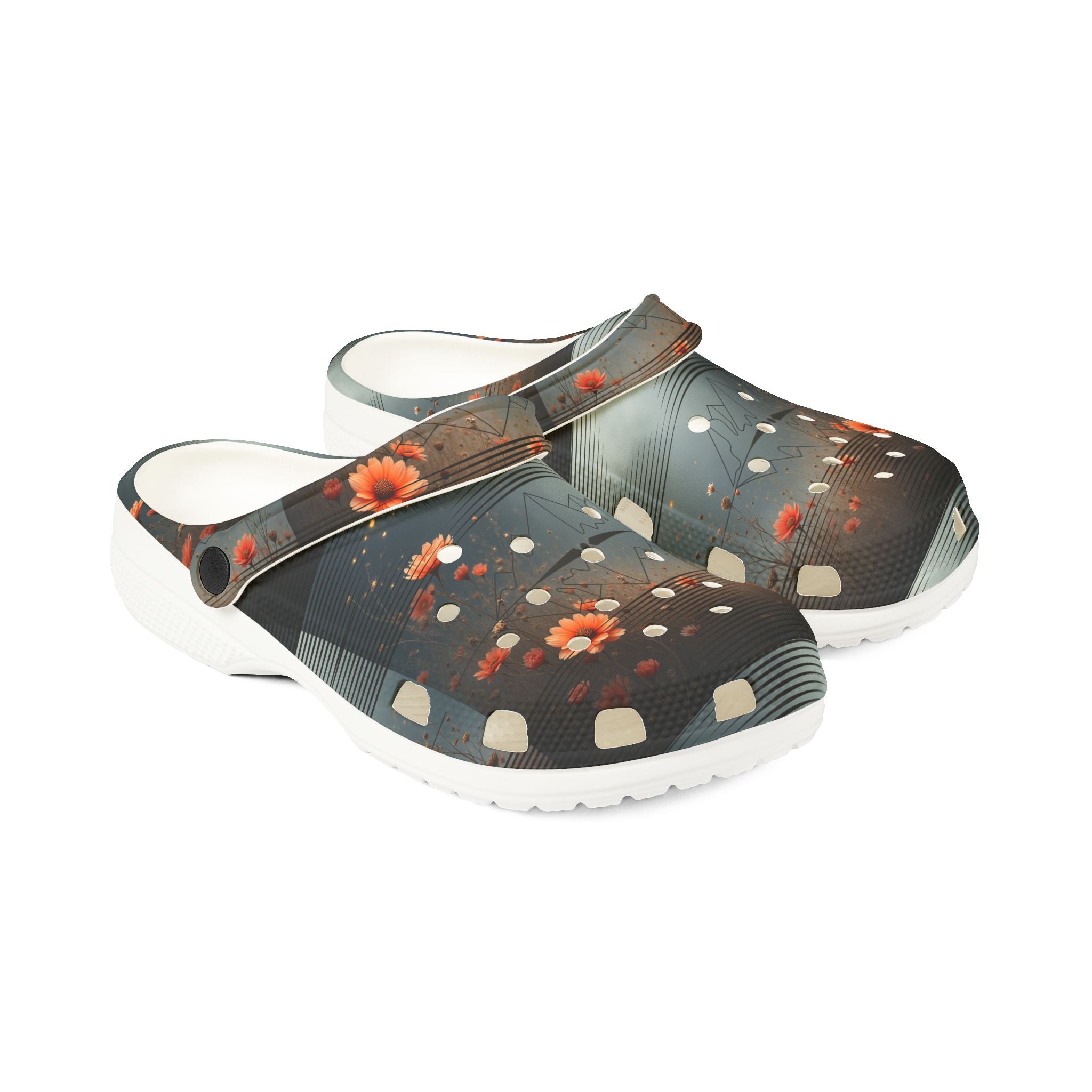 $NiieihiiNookei Floral Mountain Cozy Evening EVA Foam Shoes