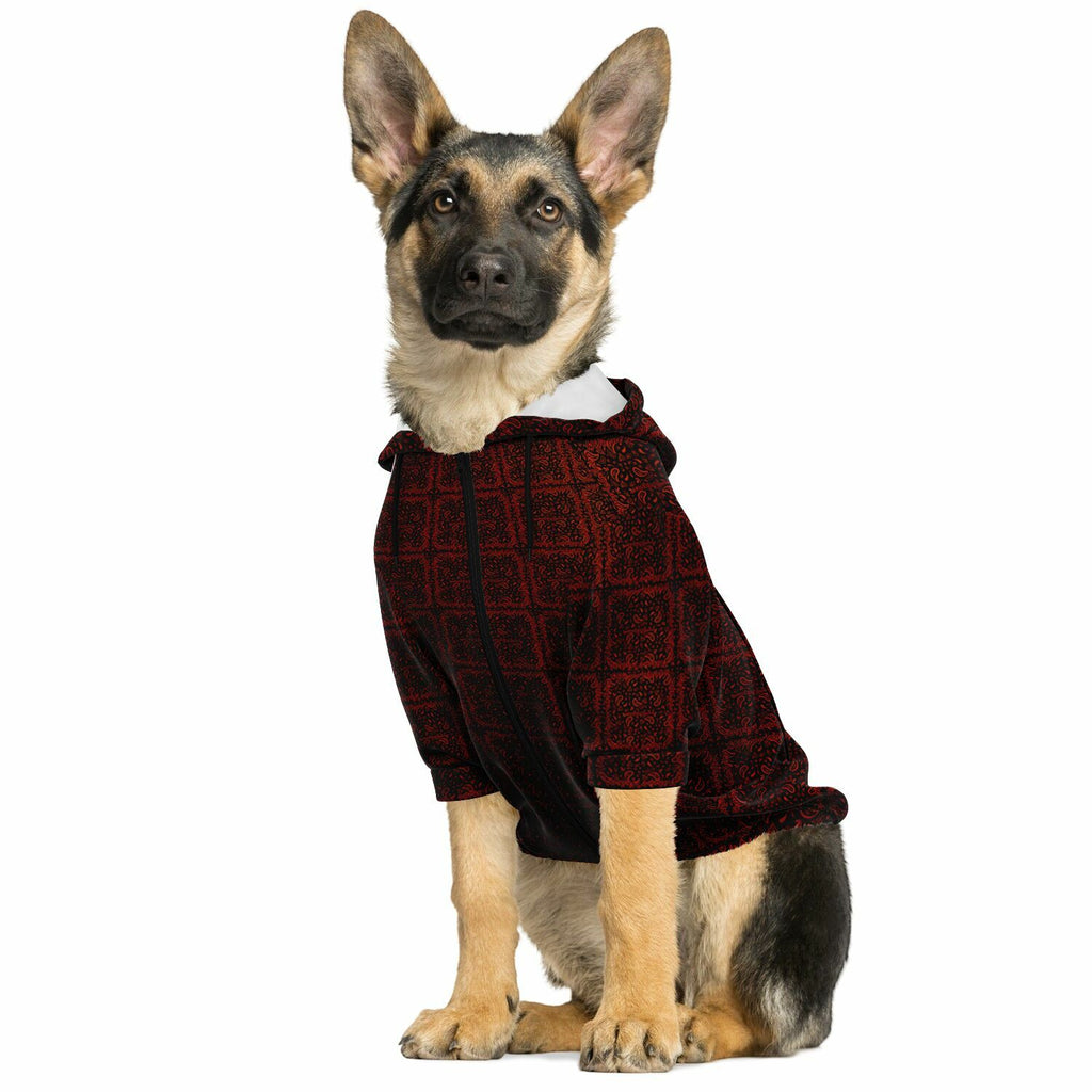 $NiieihiiNookei Athletic Dog Zip-Up Hoodie - AOP
