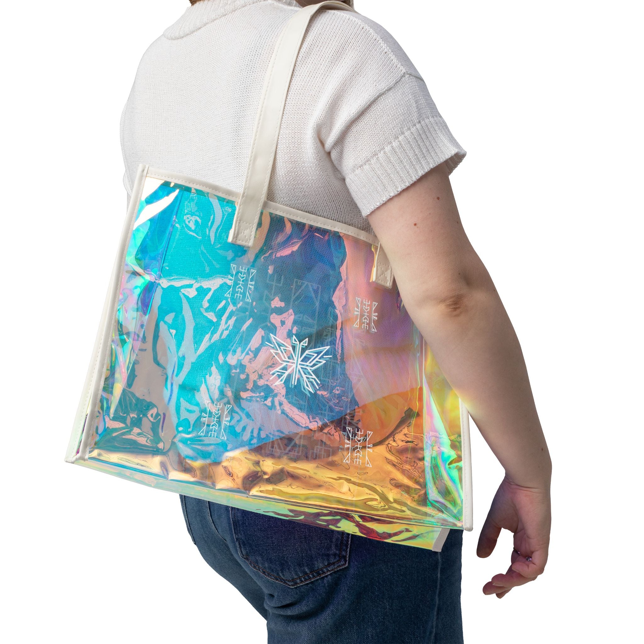 Beach Holographic Tote Bag