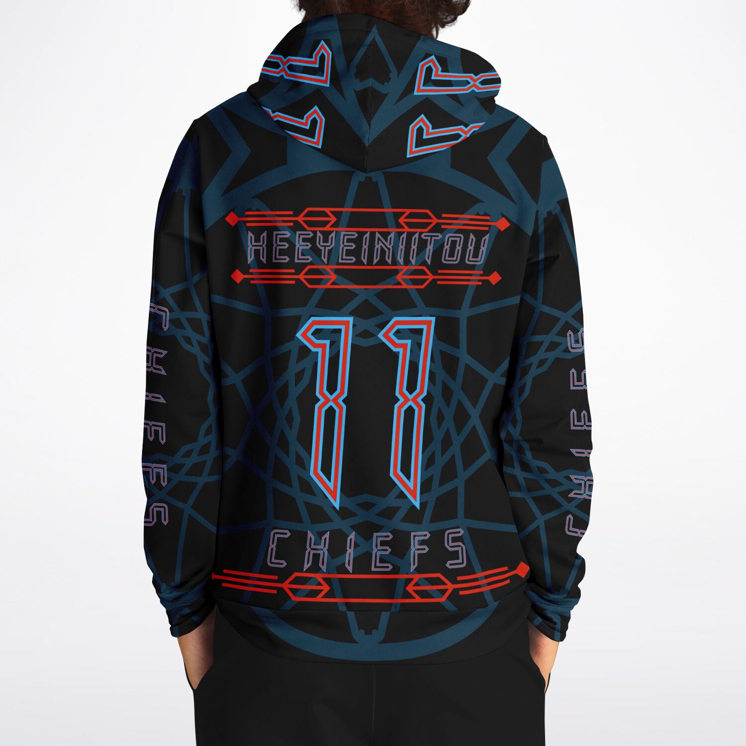 $NiieihiiNookei Athletic Hoodie - AOP