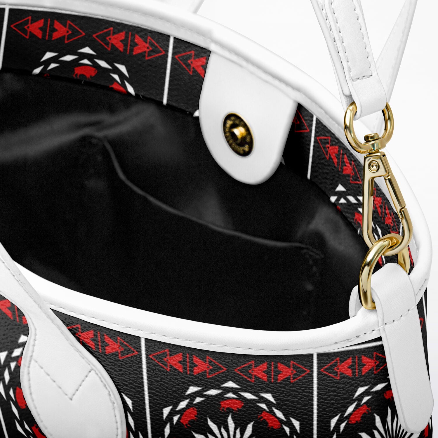 $NiieihiiNookei Leather Tote Bag - AOP