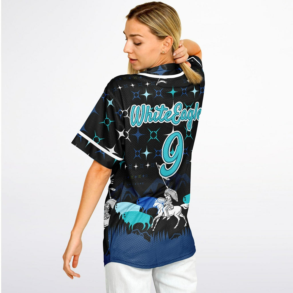 #9 WhiteEagle Premium Baseball Jersey - AOP