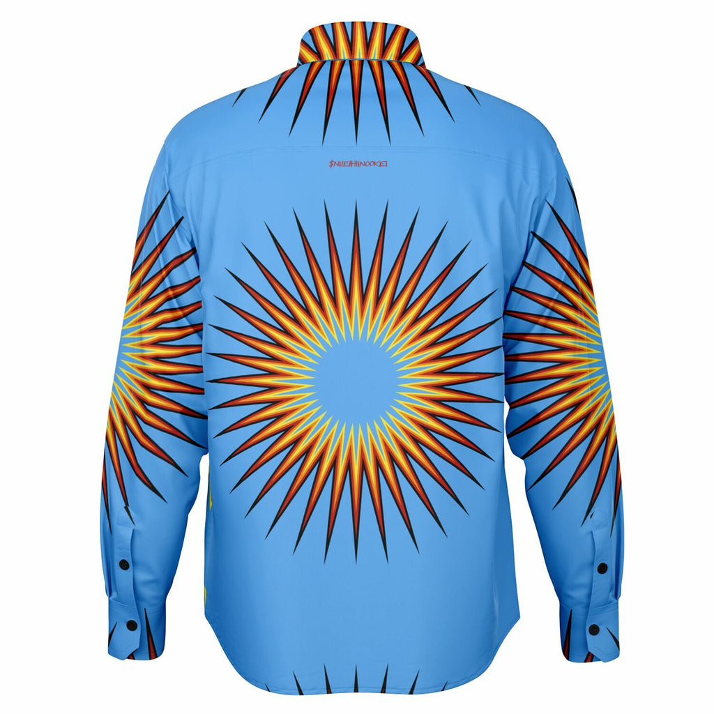 $NiieihiiNookei Long Sleeve Button Down Shirt - AOP