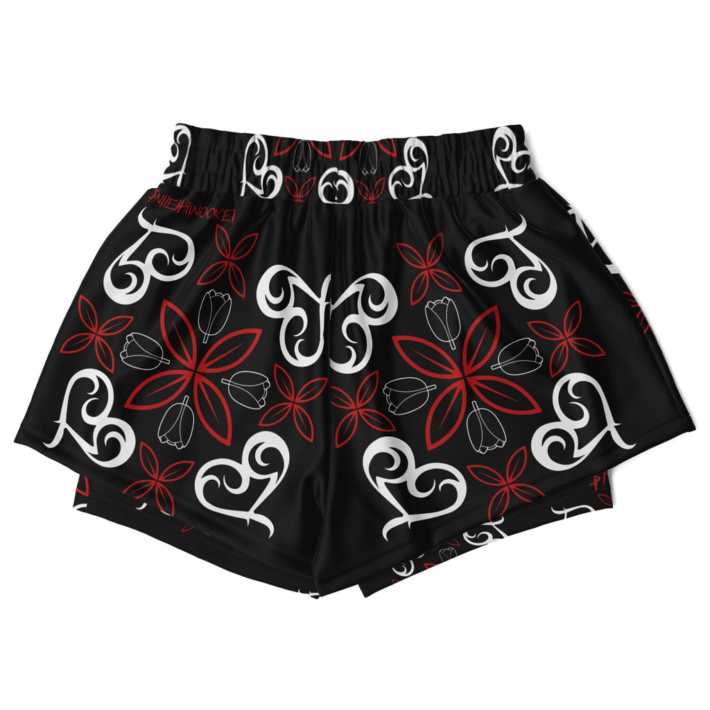 $NiieihiiNookei Women's 2-in-1 Shorts - AOP