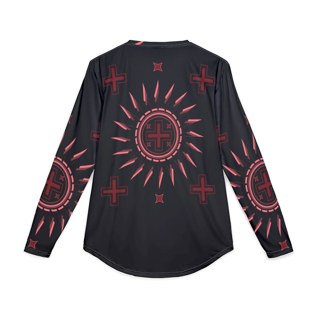 Native American Design SPF 50 Long Sleeve Shirt — $NiieihiiNookei Centered Graphic