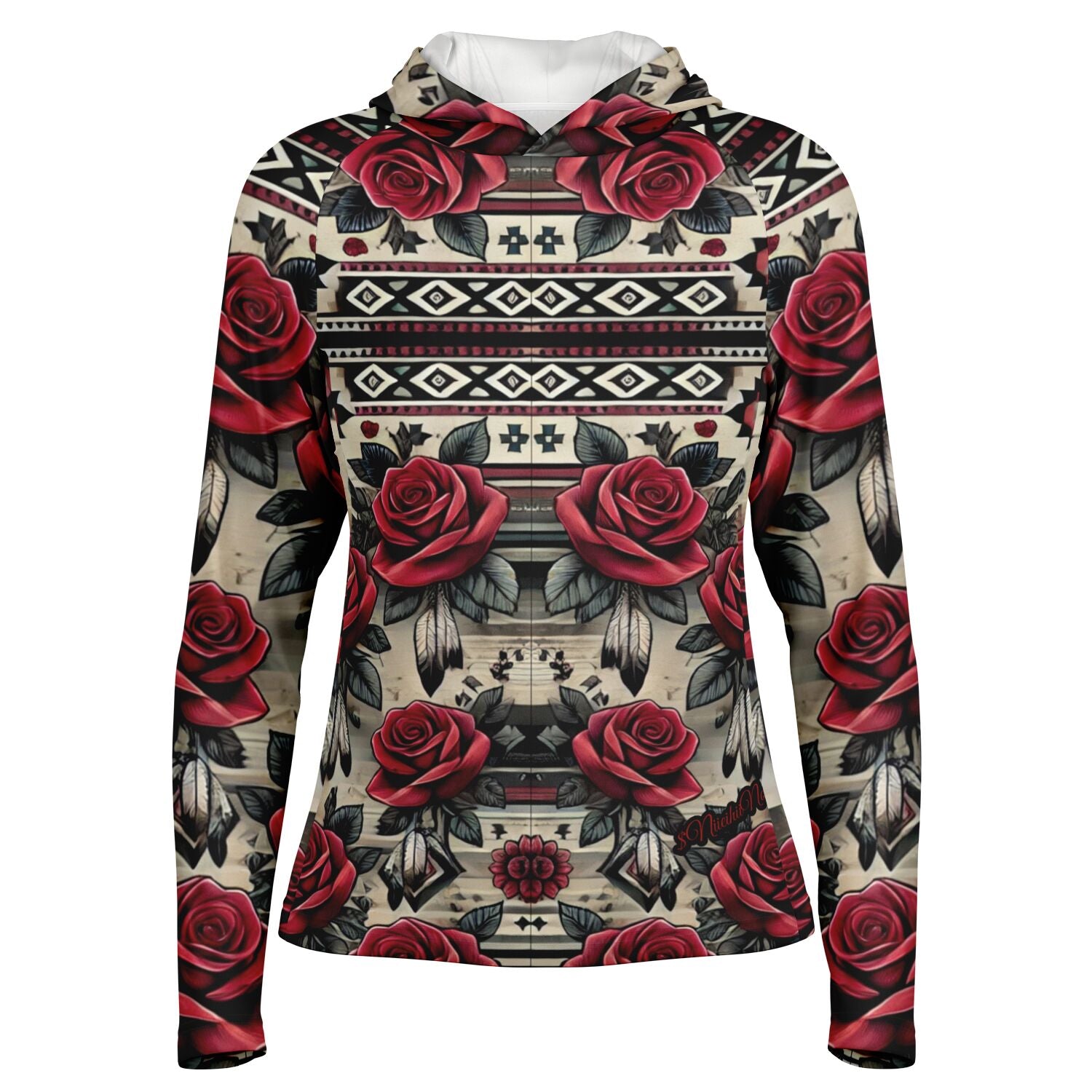 $NiieihiiNookei Women's Performance Hoodie- AOP