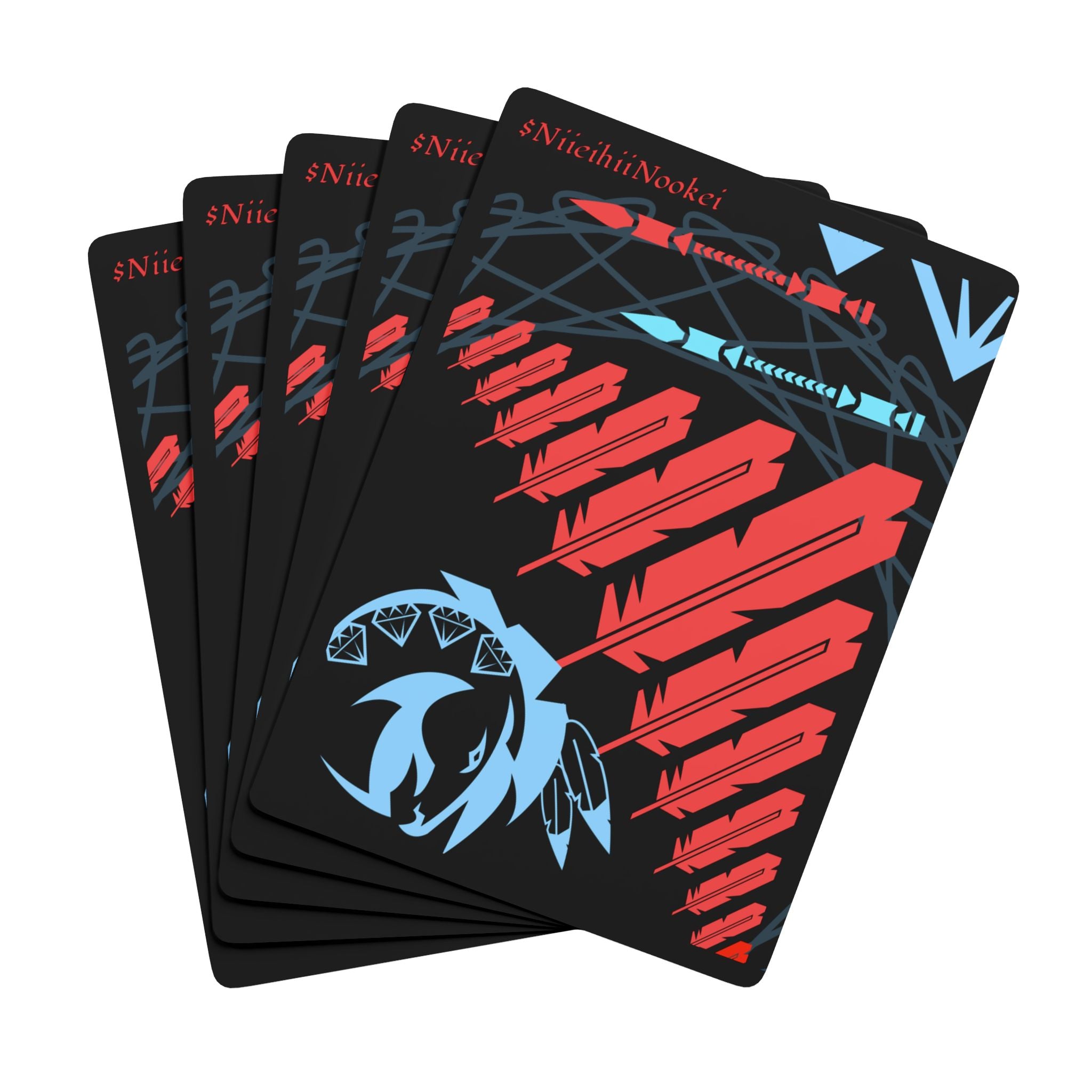 Poker Playing Cards — Modern Tribal Ace Design Deck