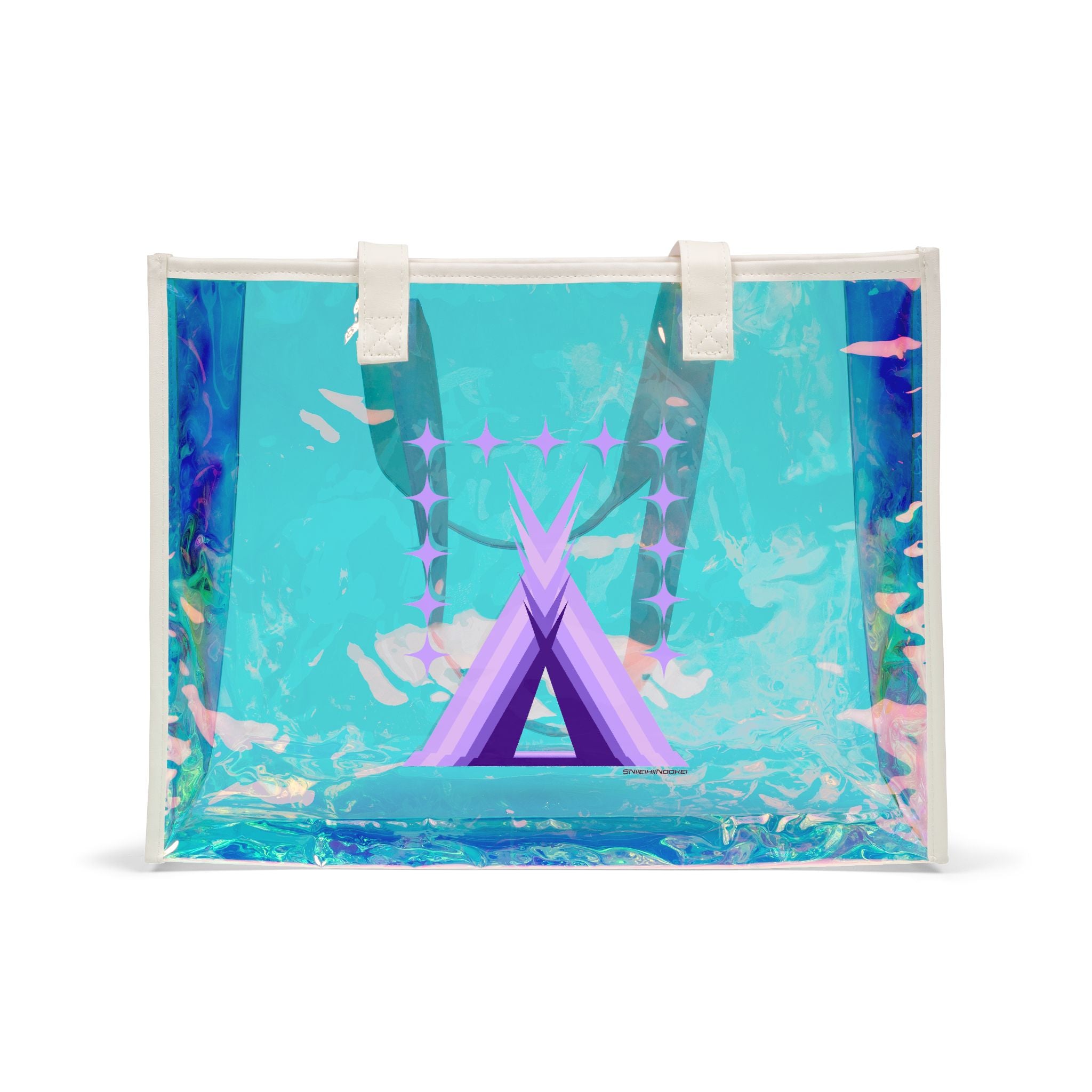 Beach Holographic Tote Bag