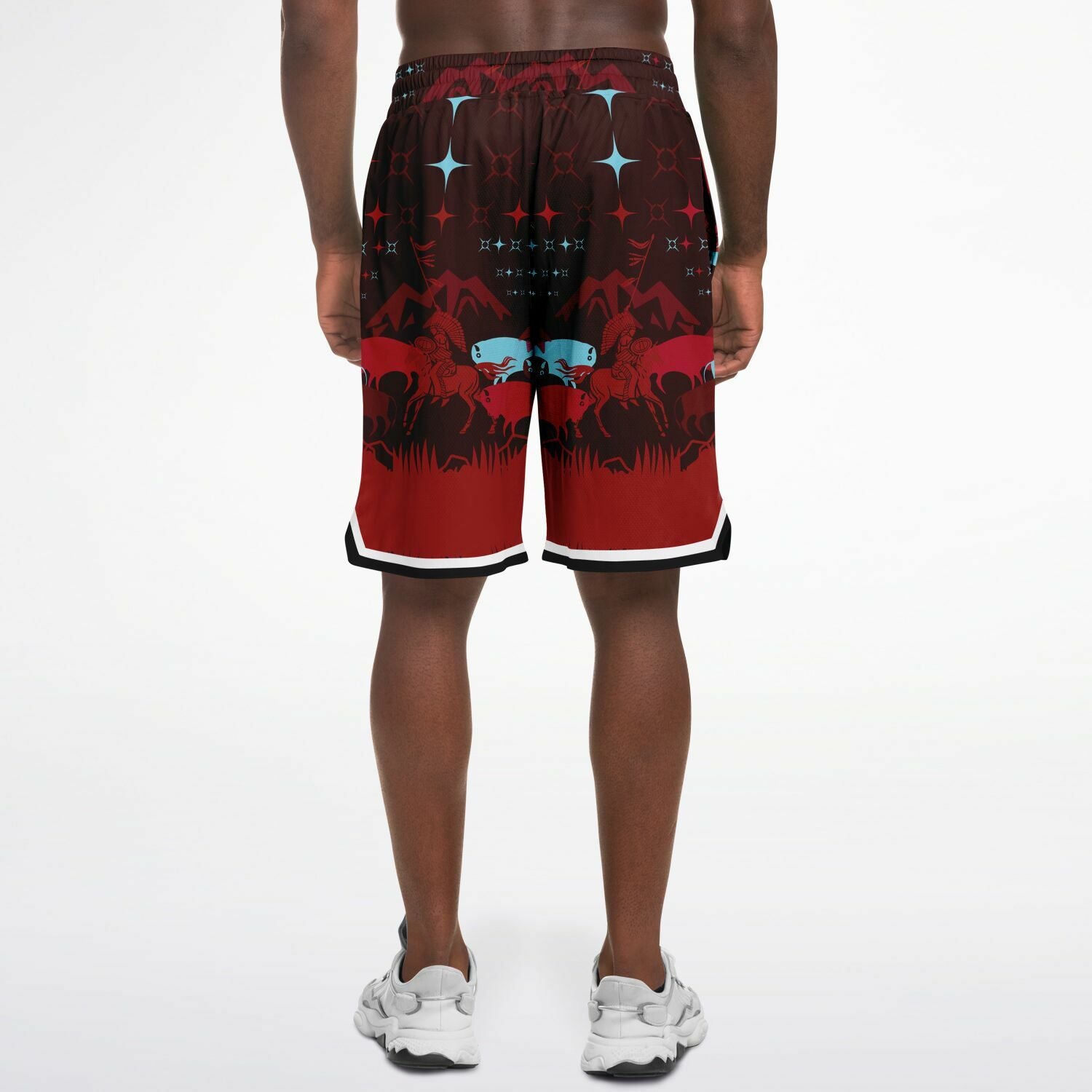$NiieihiiNookei Basketball Short Rib - AOP