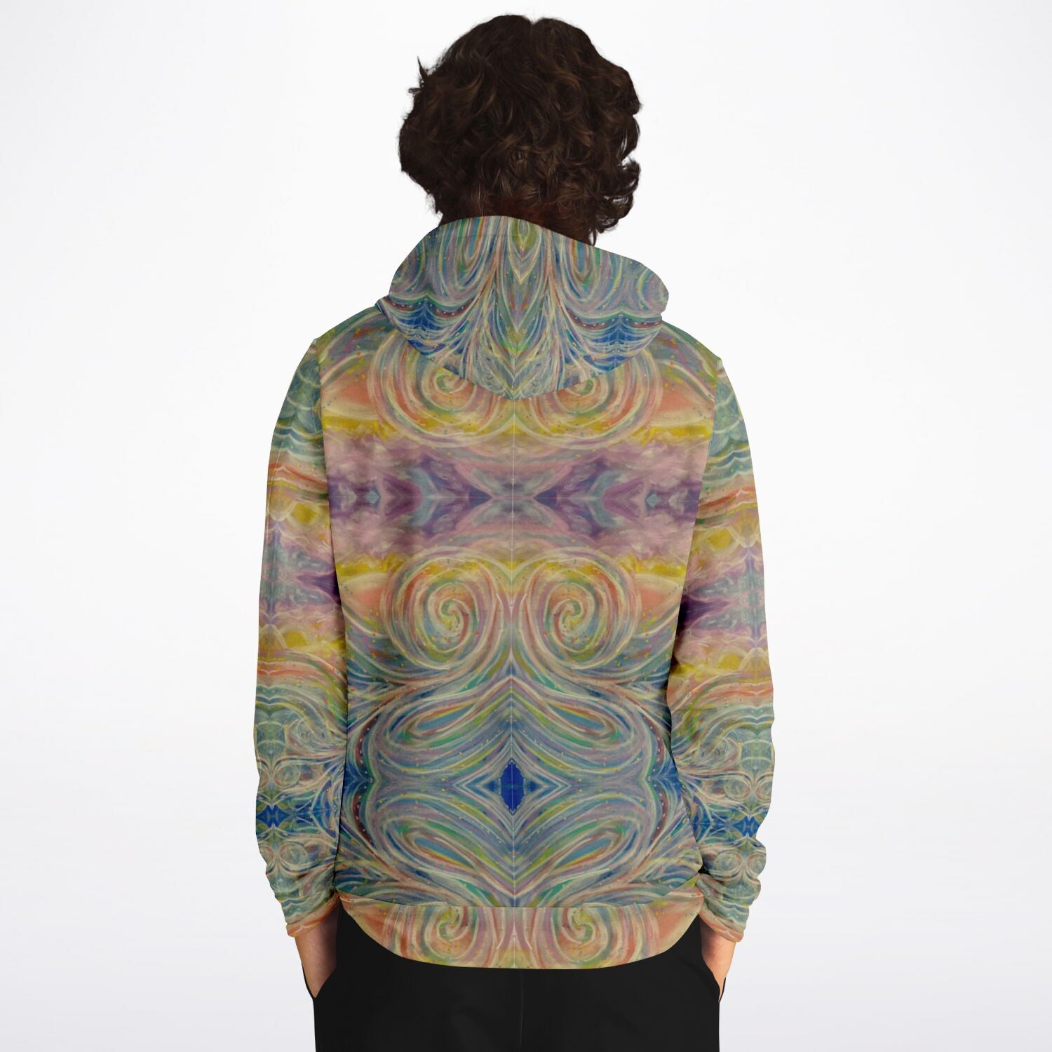 SMW Watercolor Athletic Hoodie - AOP