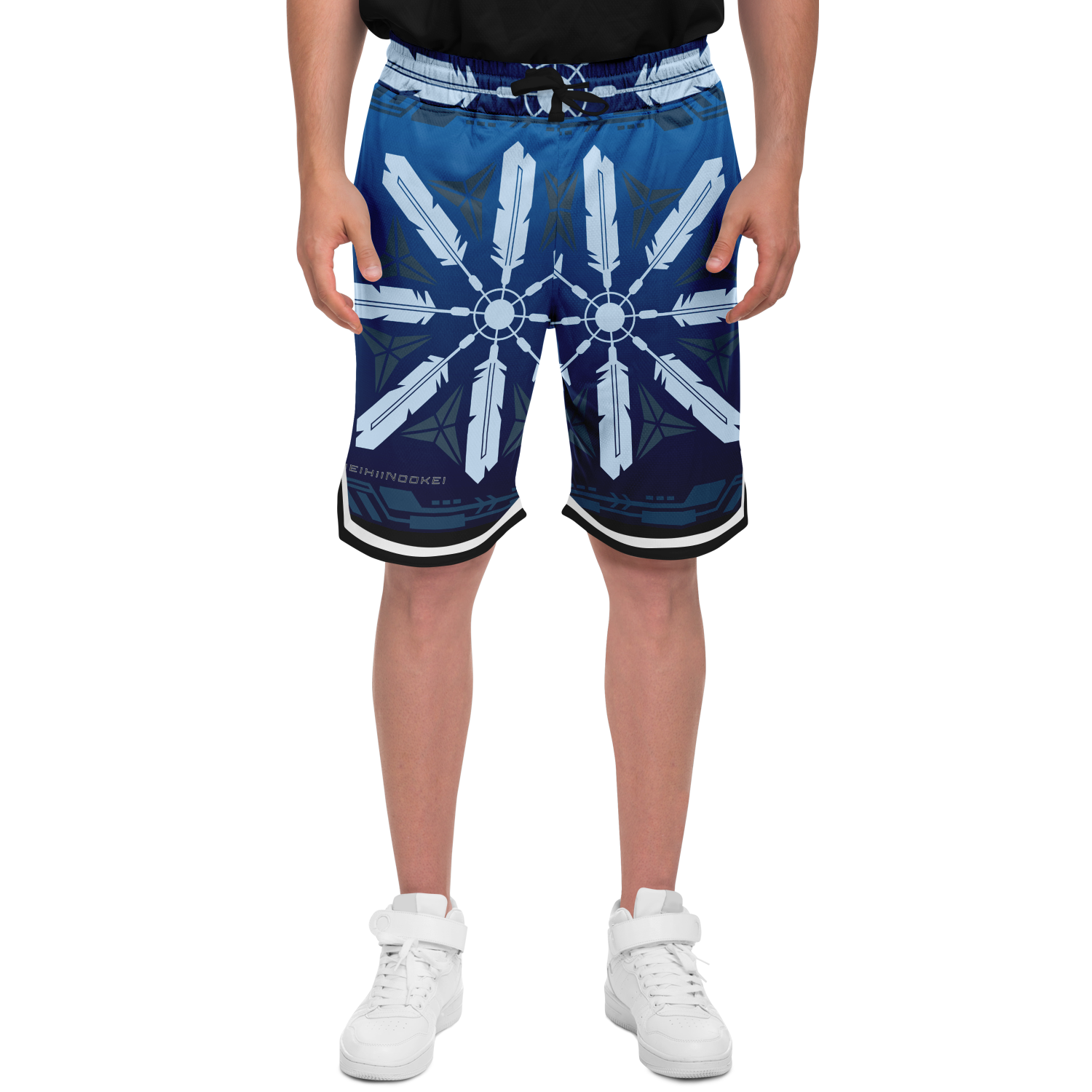 $NiieihiiNookei Basketball Short Rib - AOP