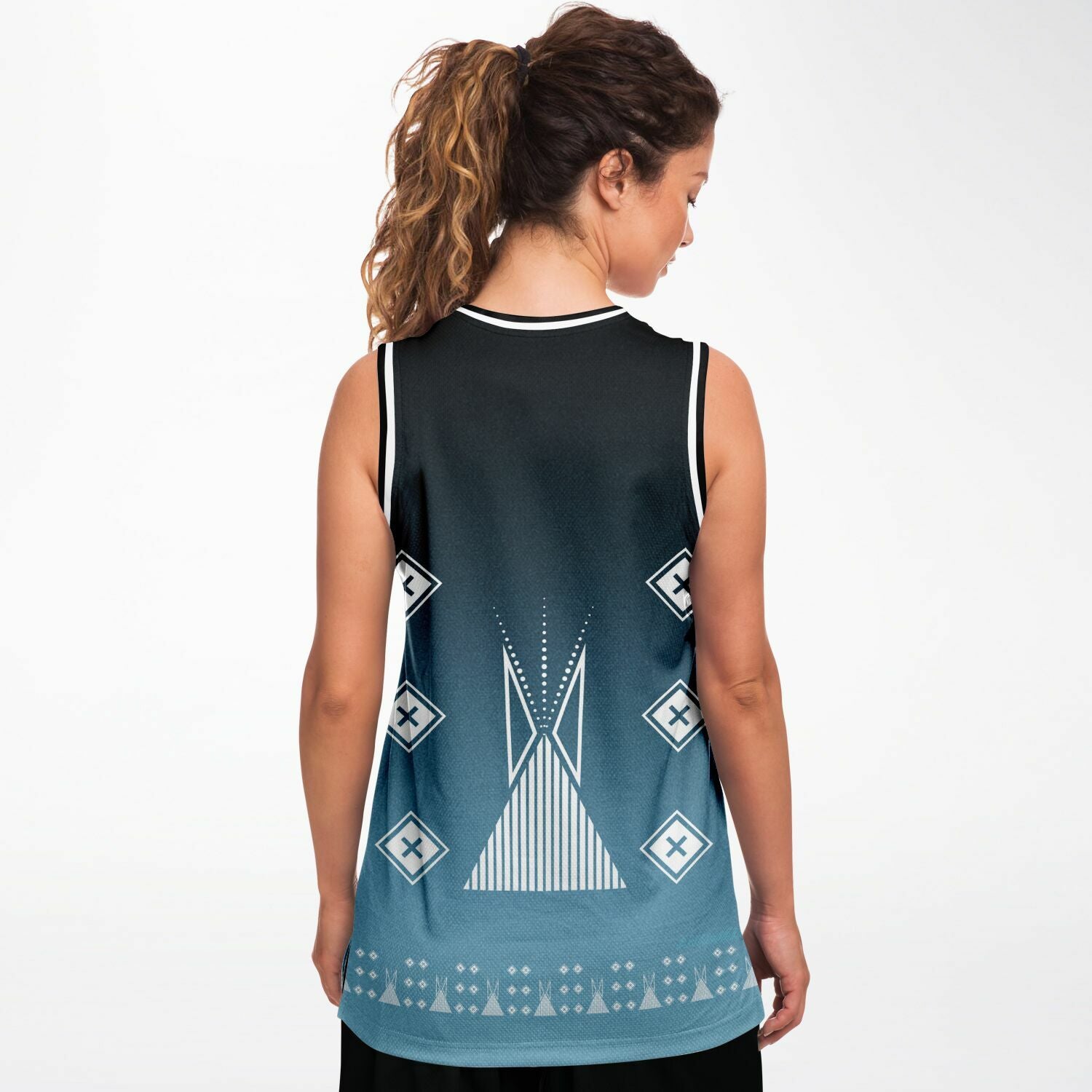 $NiieihiiNookei Basketball Jersey Rib - AOP