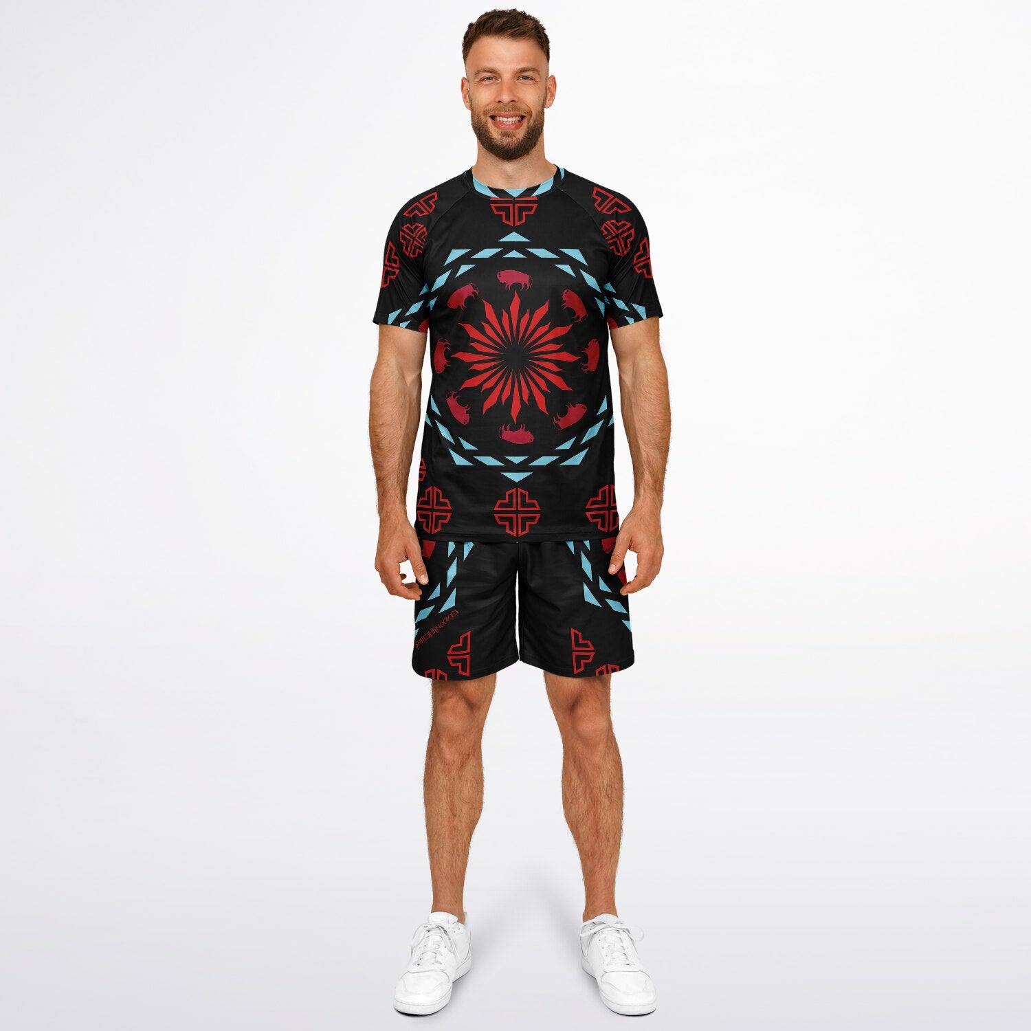 $NiieihiiNookei Men's Athletic Set - AOP