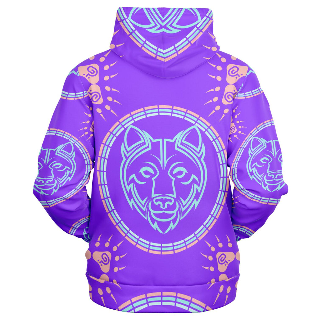 $NiieihiiNookei Bear Fashion Zip-Up Hoodie - AOP