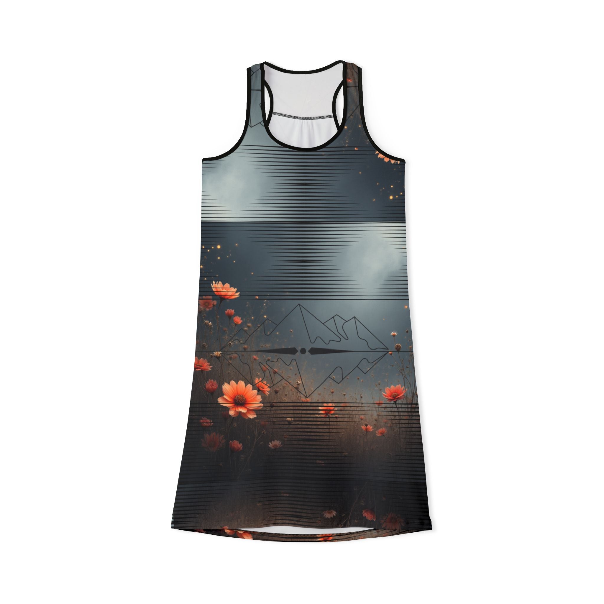 $NiieihiiNookei Floral Mountain Racerback Dress —AOP