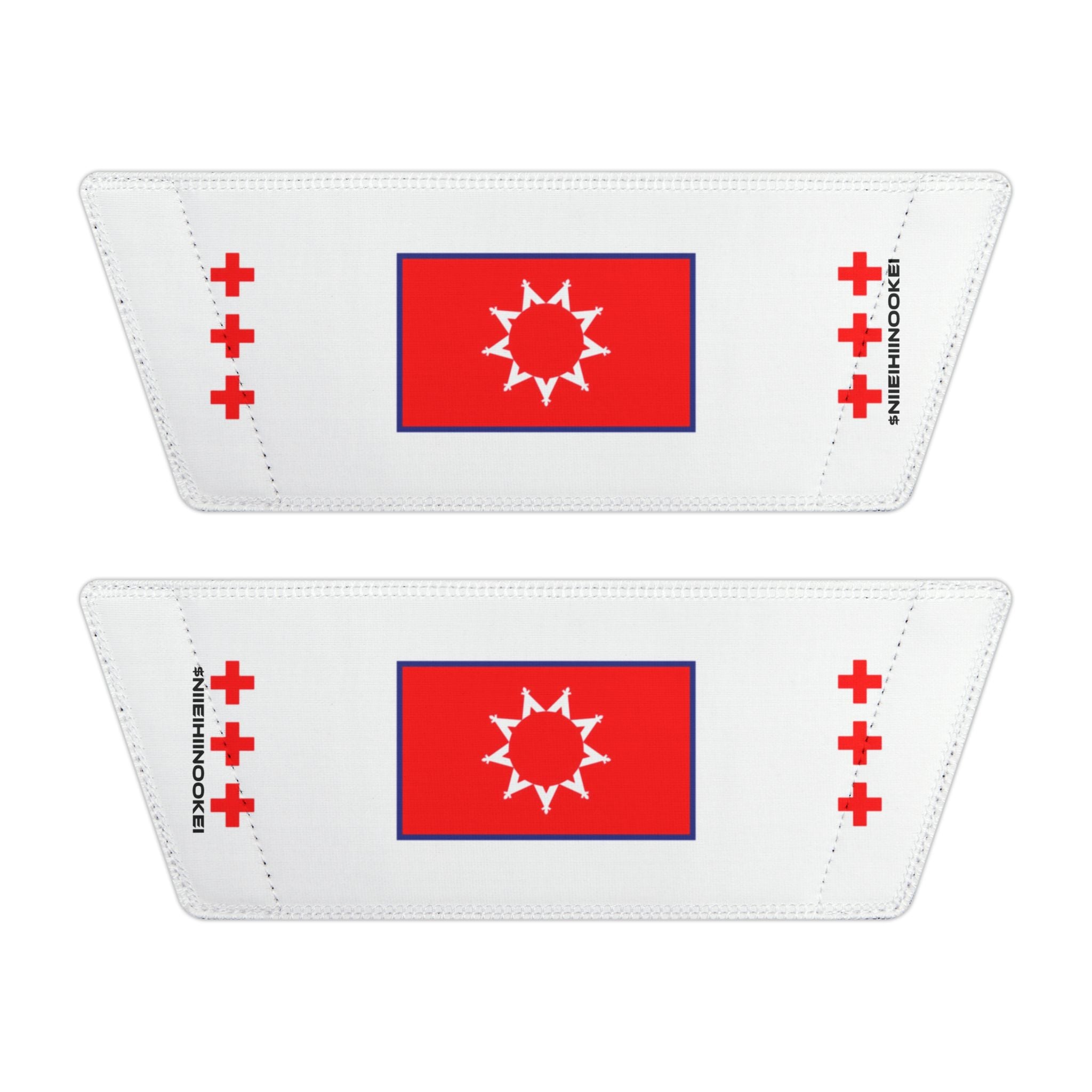 $NiieihiiNookei OST Flag Men's Sandals — Removable Strap Native Pride Footwear