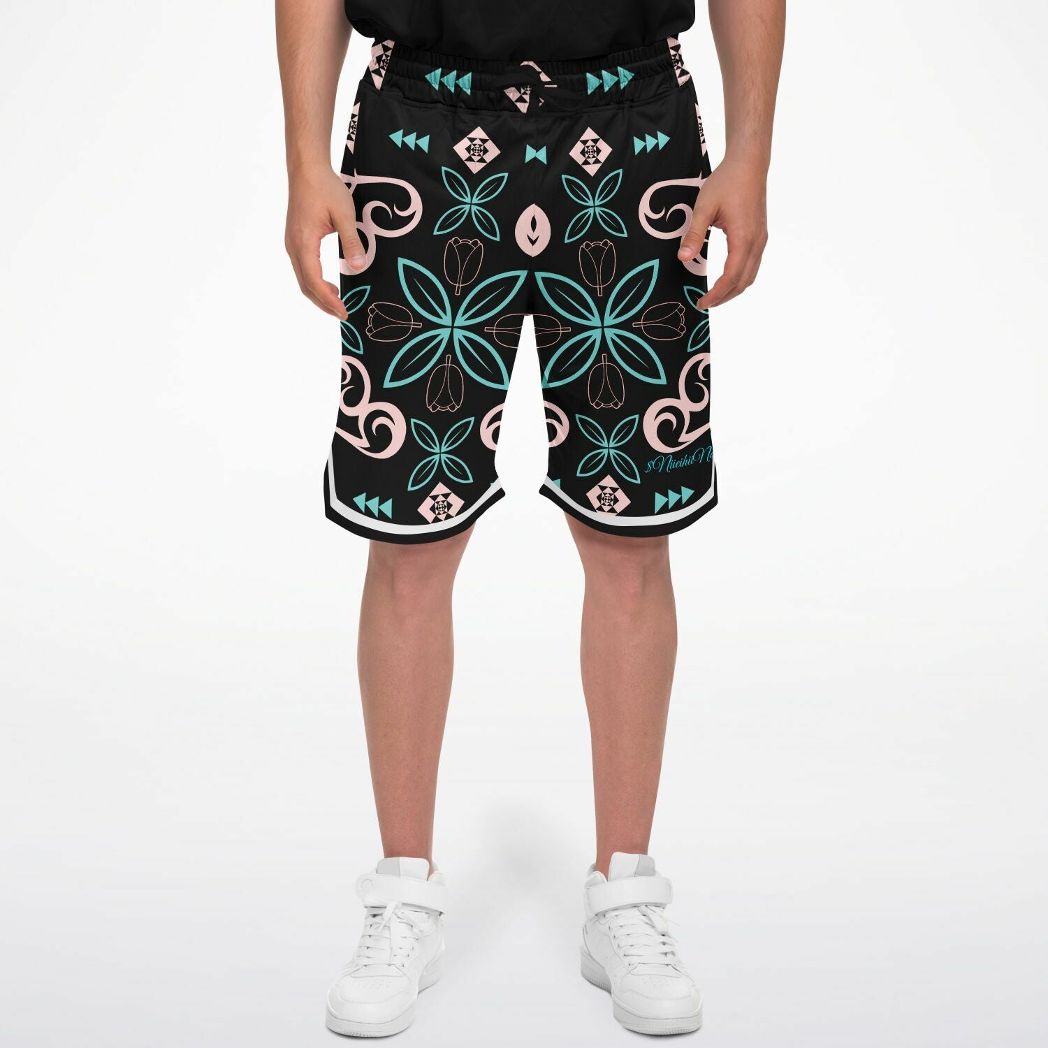 $NiieihiiNookei Basketball Short Rib - AOP