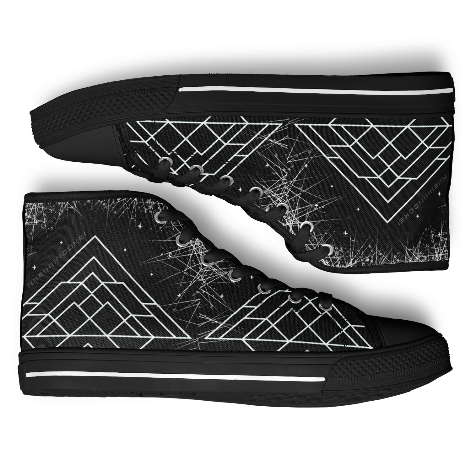 $NiieihiiNookei Urban Peak High Top Shoes - AOP